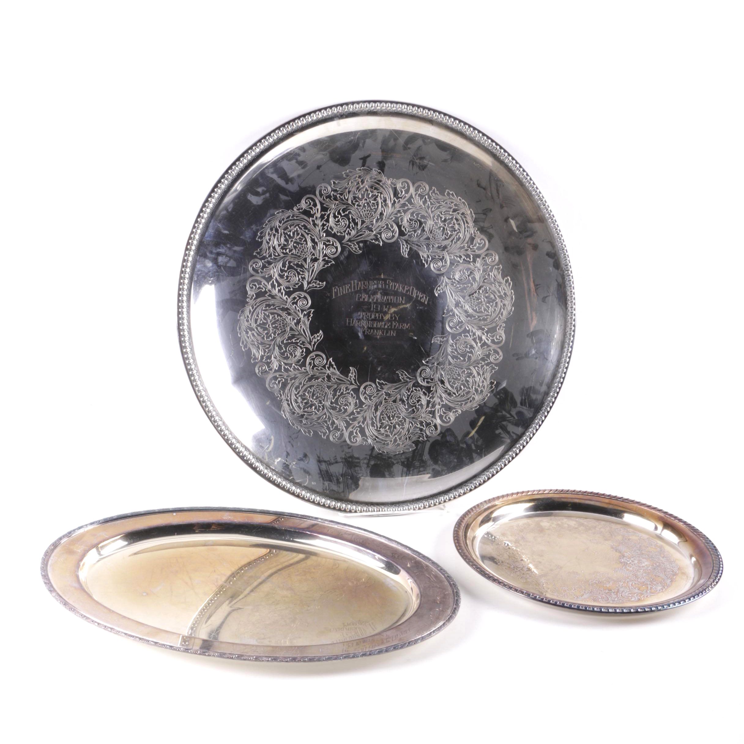 Plated Silver Serving Trays