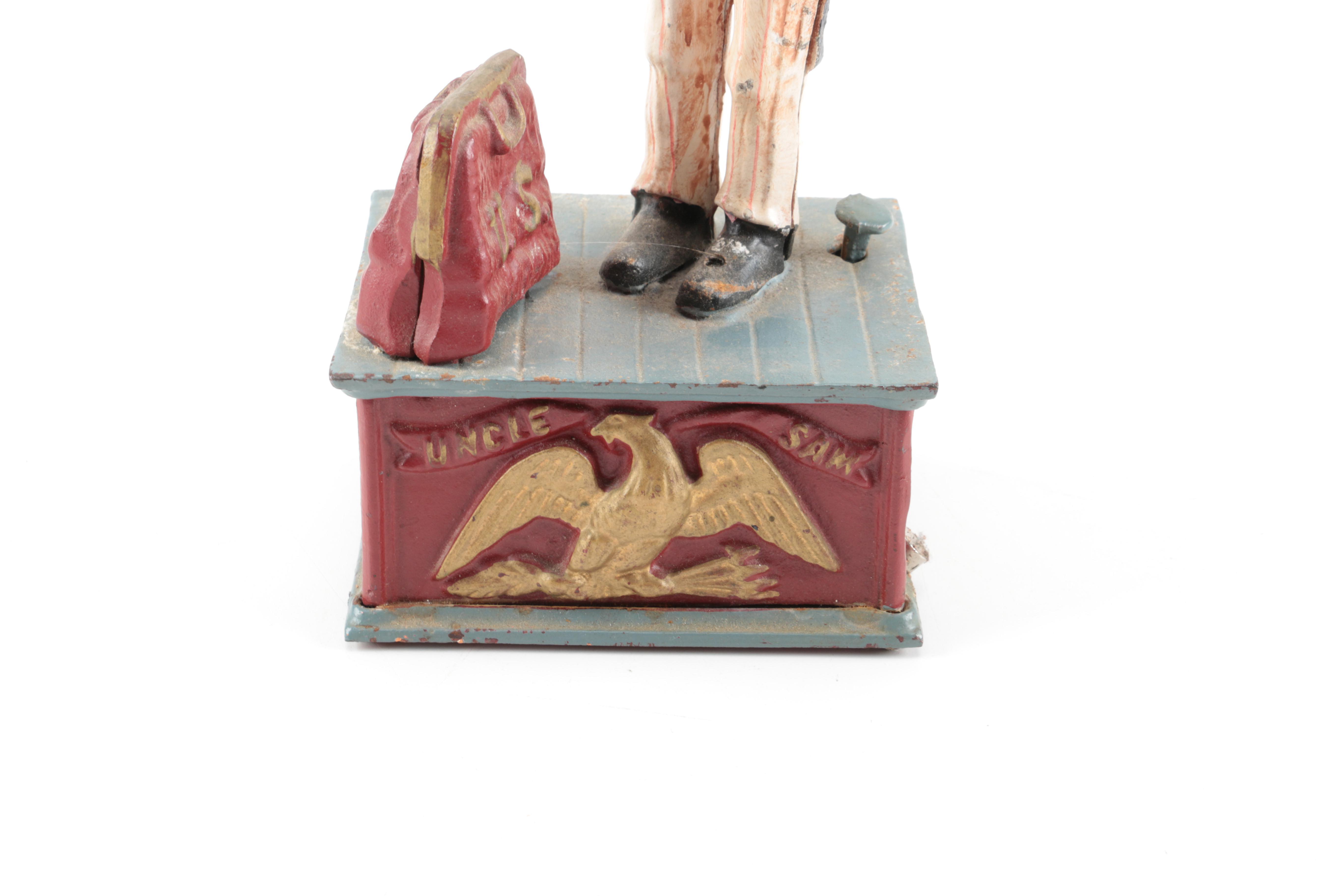 Uncle Same Cast Iron Bank