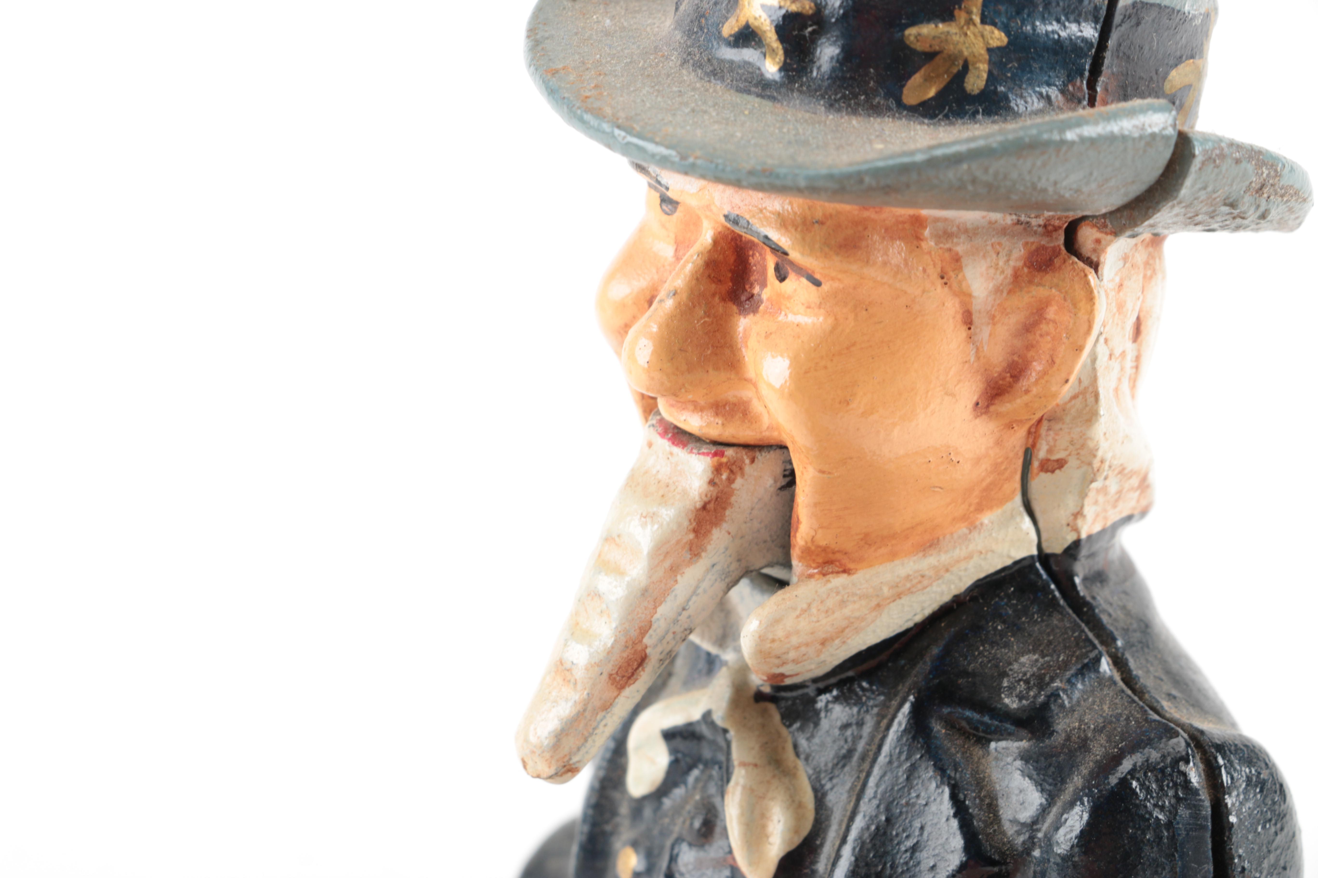 Uncle Same Cast Iron Bank