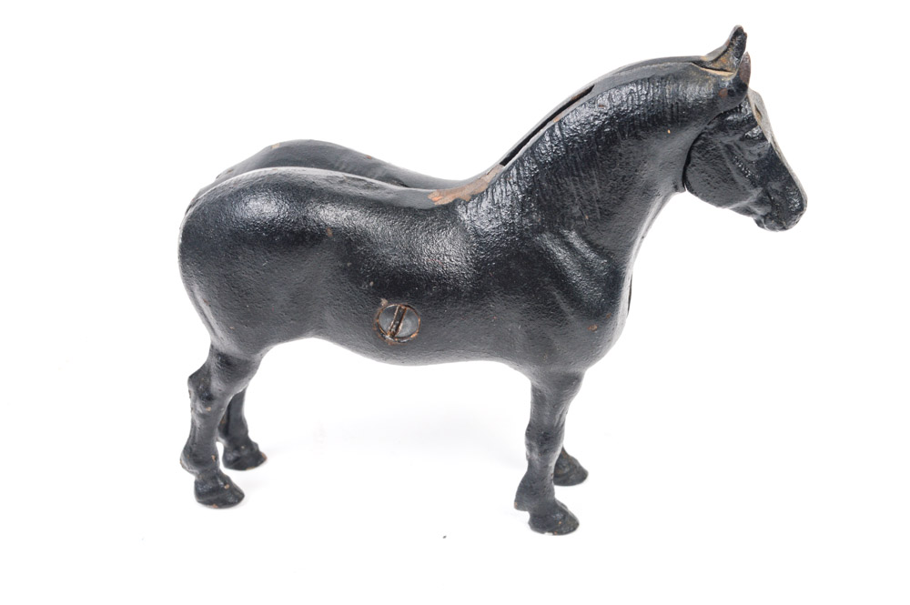 Vintage Cast Iron Horse Banks