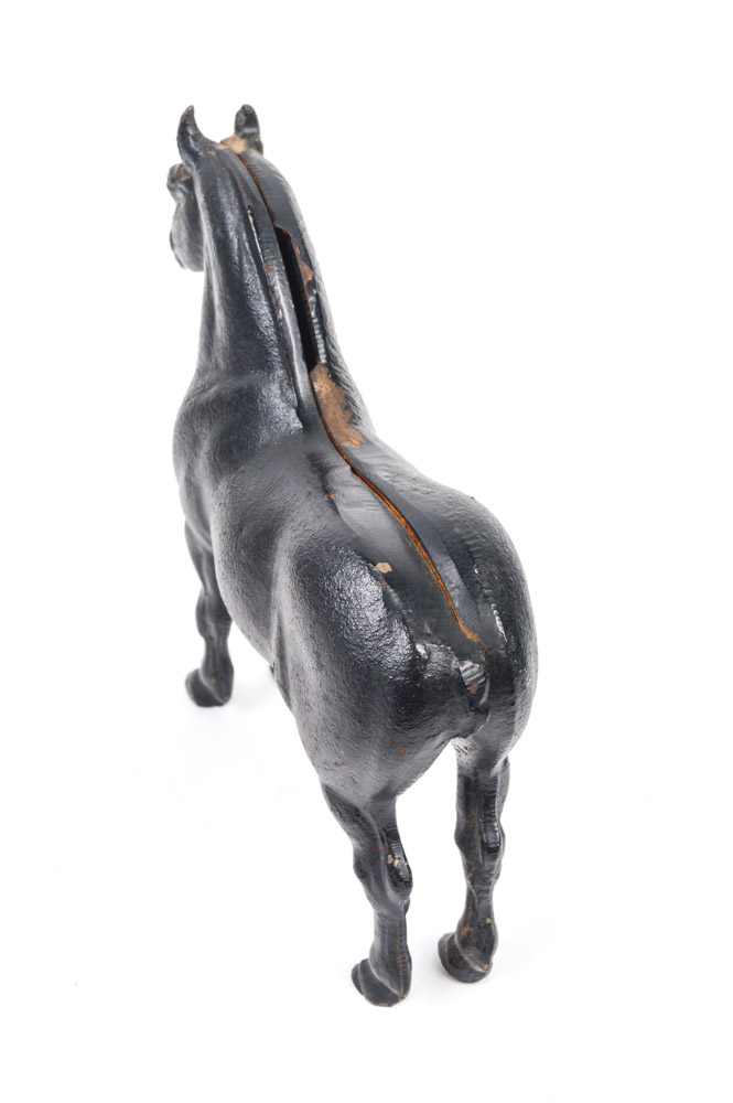Vintage Cast Iron Horse Banks