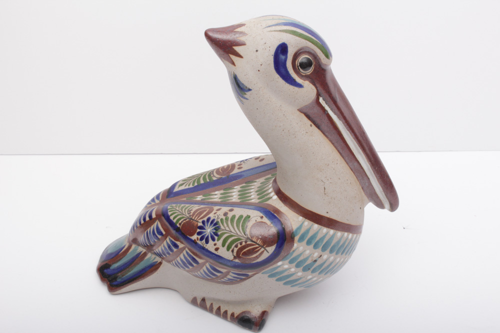 Vintage ACEM Jalisco Pottery Pelican