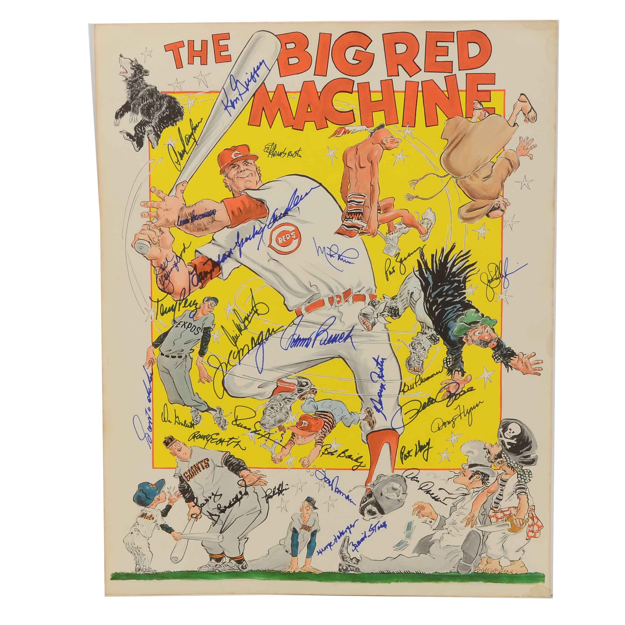 Big Red Machine Signed Poster