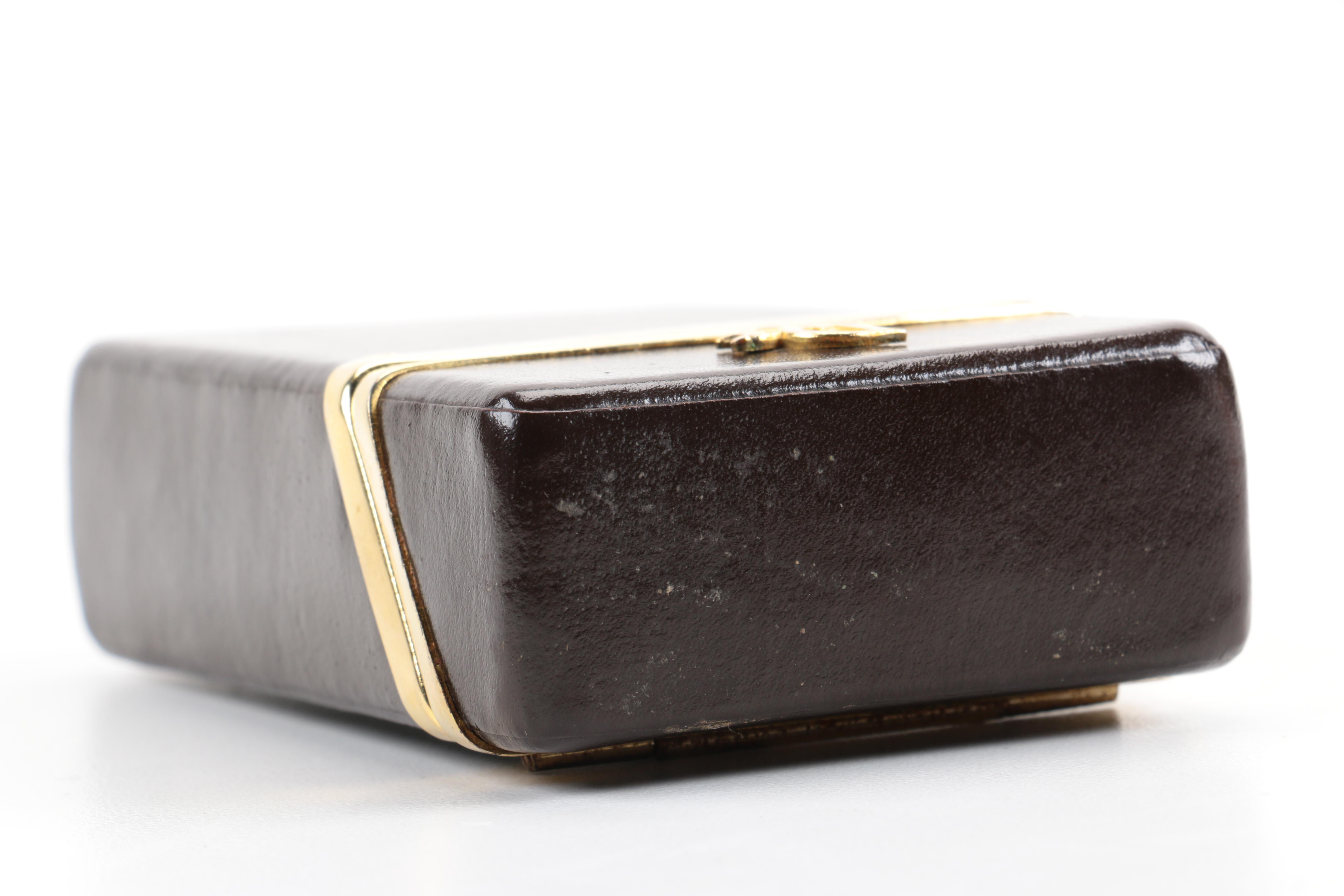 Vintage Christian Dior Leather Cigarette Case