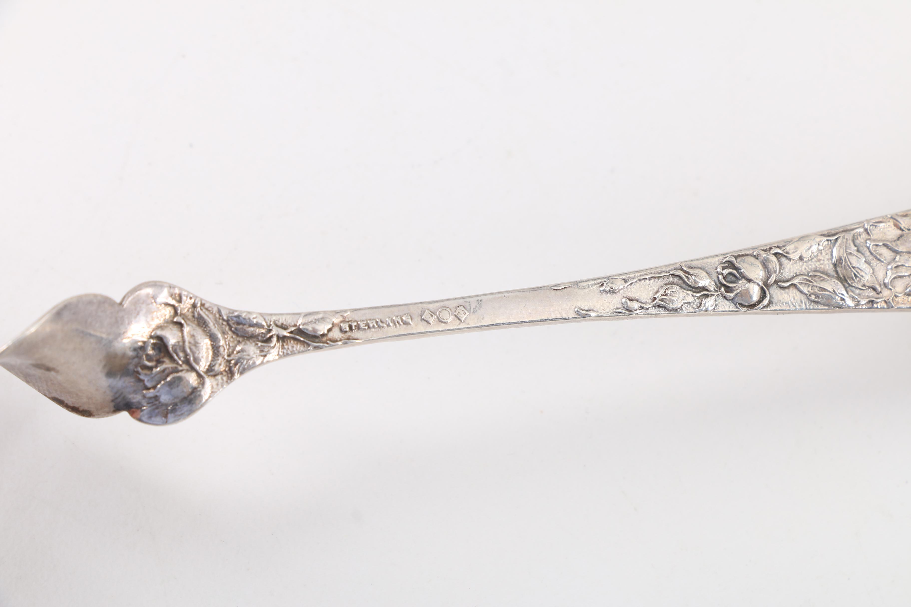 Three Antique Sterling Silver Butter Picks