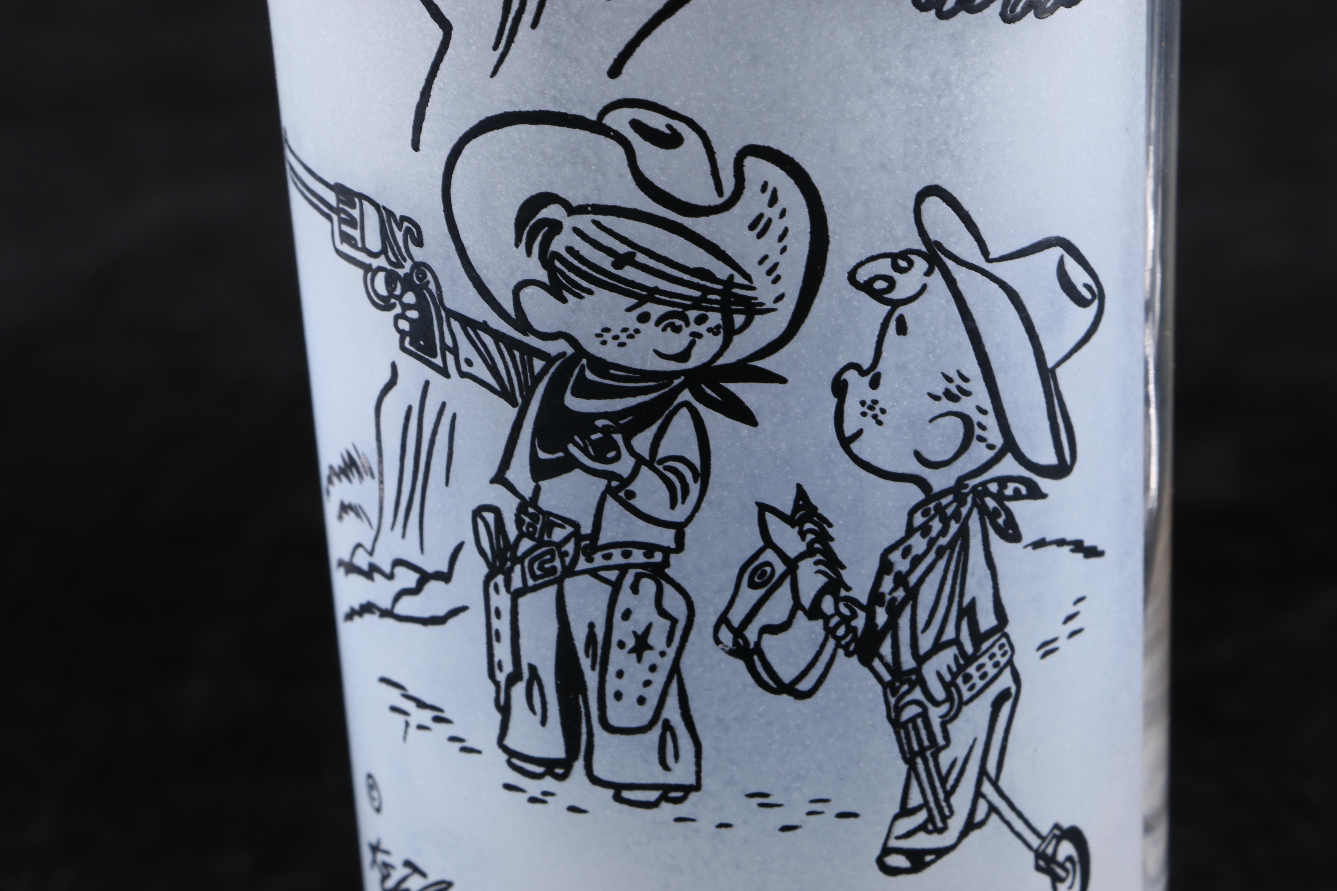 Collectible Dennis the Menace Glass Tumblers