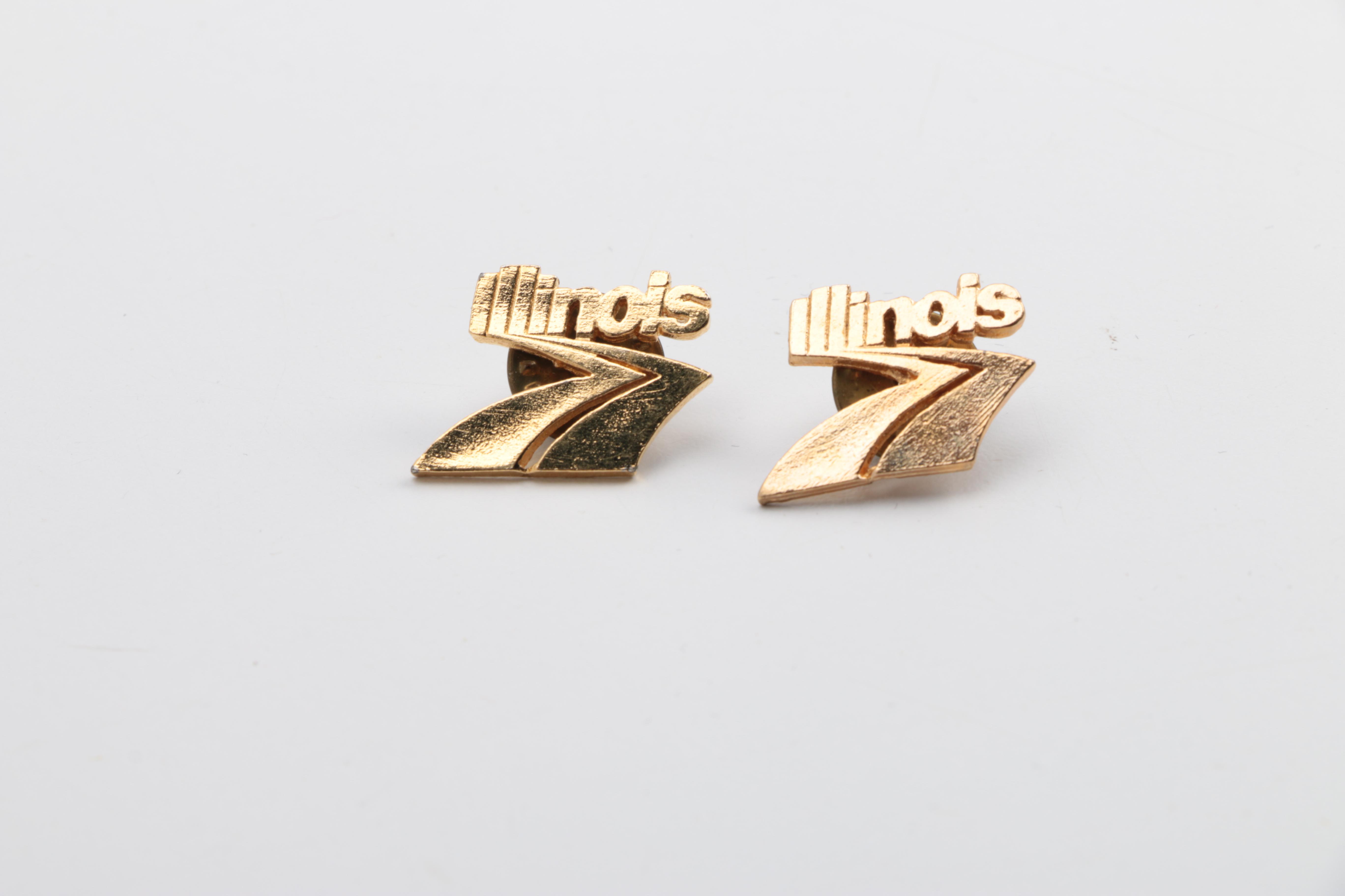 Souvenir Pins and Vintage Pocket Calendar