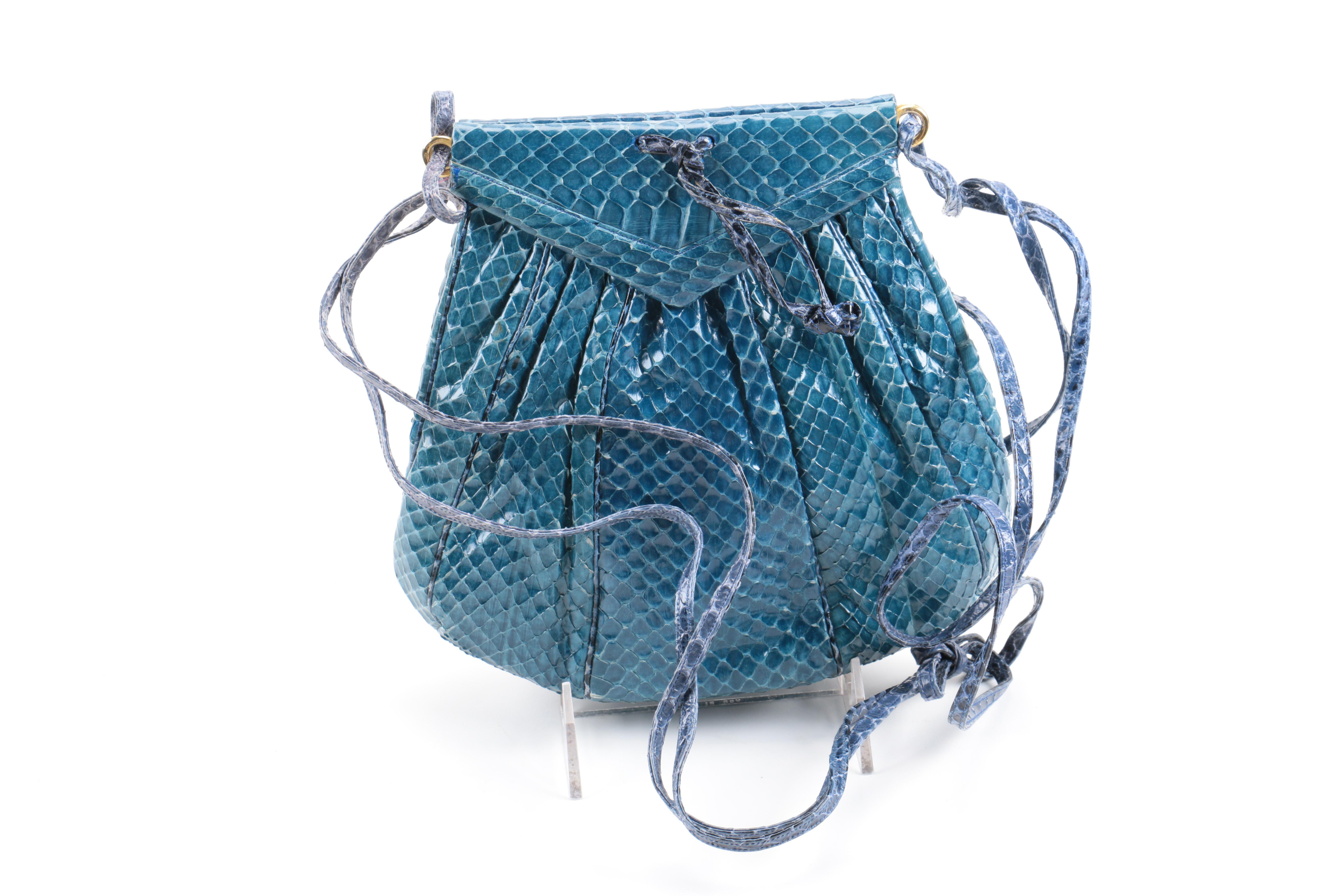 Judith Leiber Snakeskin Purse