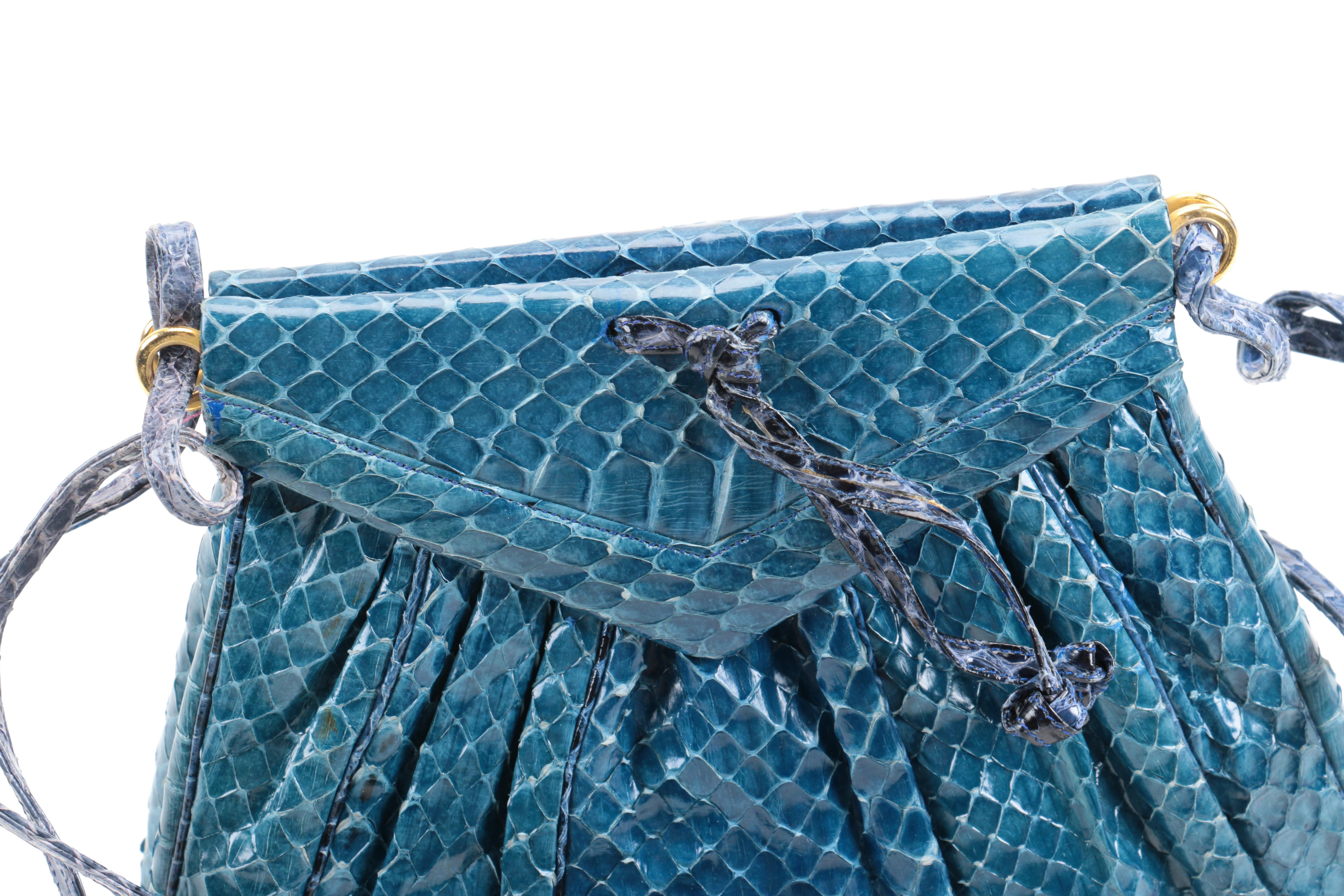 Judith Leiber Snakeskin Purse