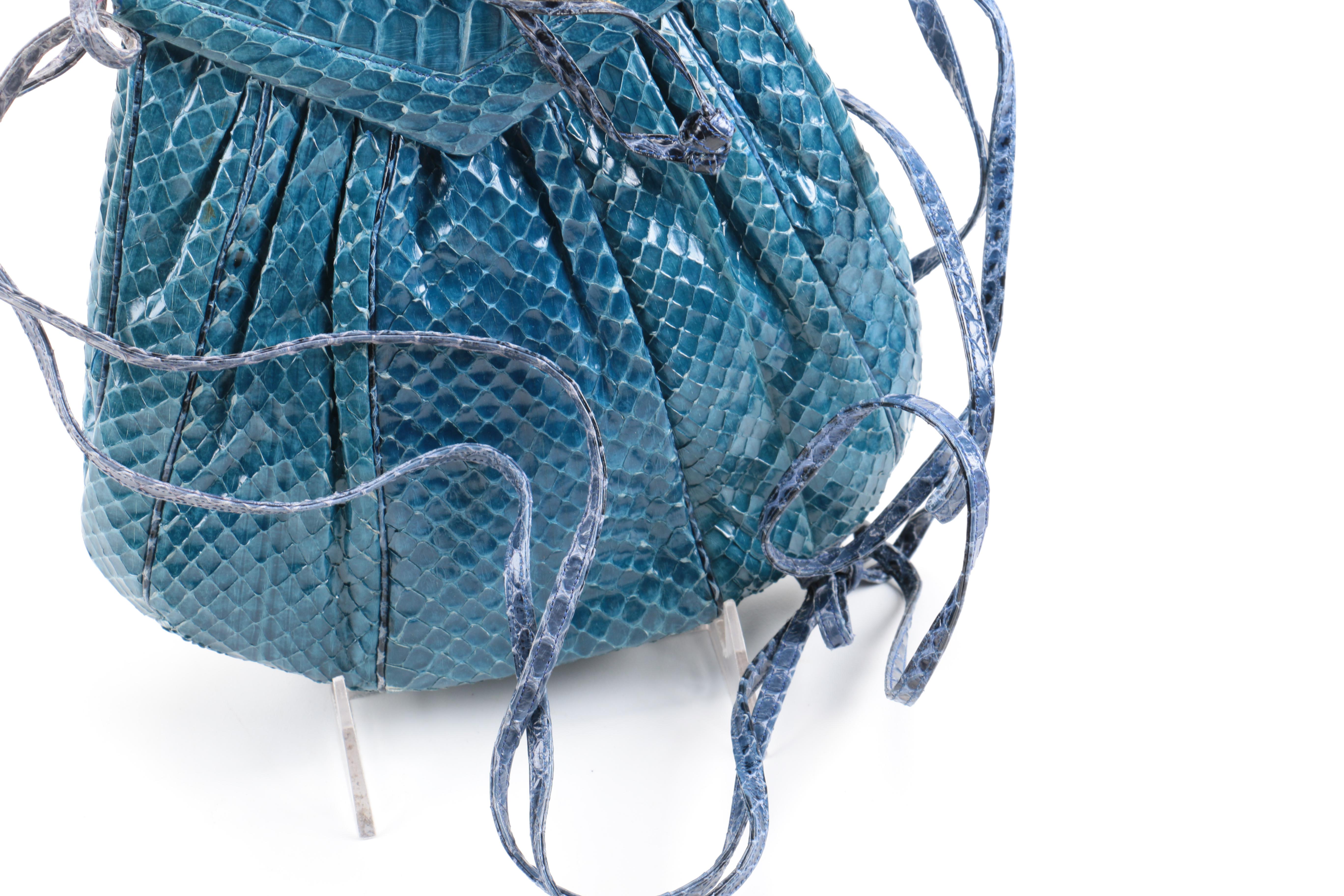 Judith Leiber Snakeskin Purse