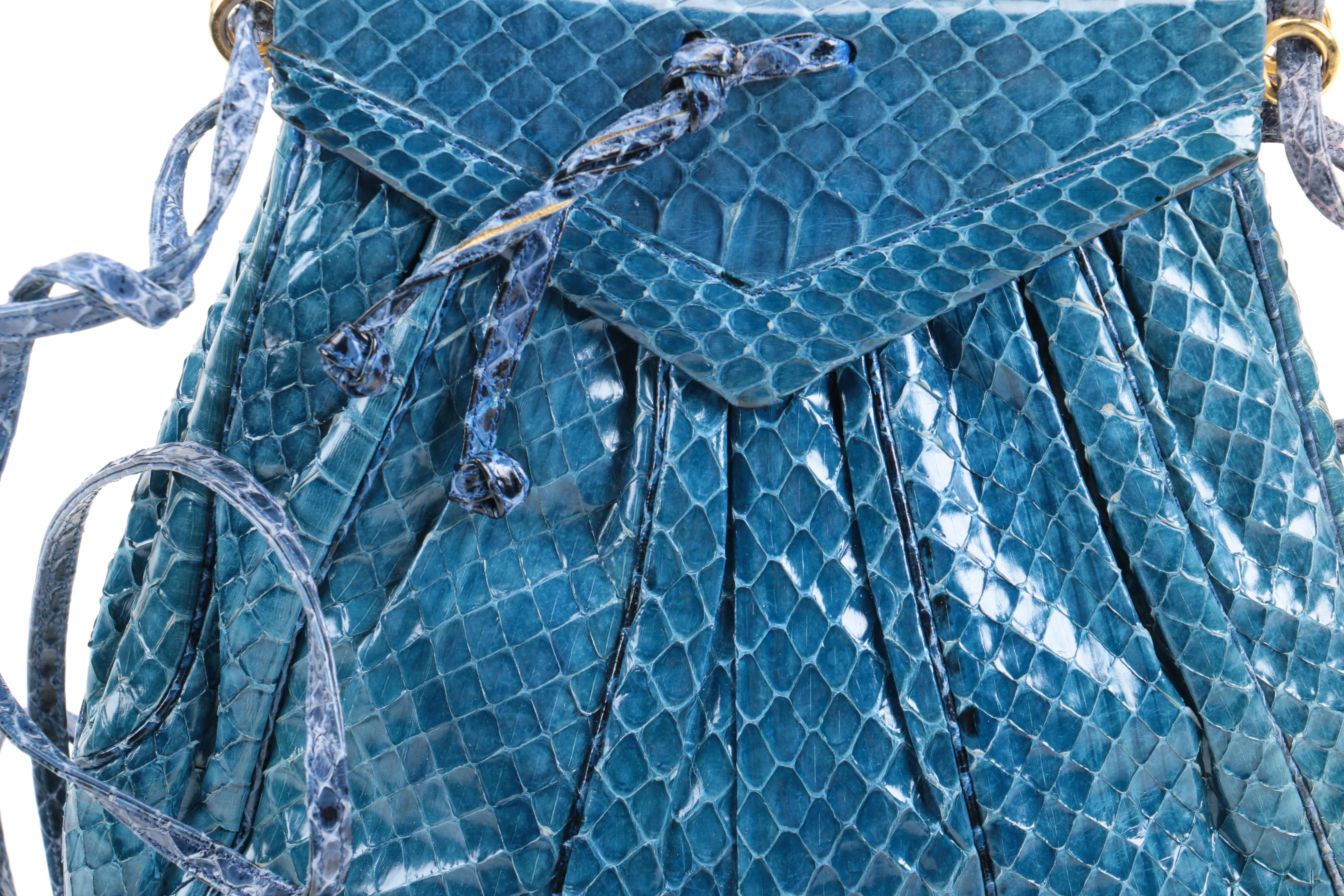 Judith Leiber Snakeskin Purse