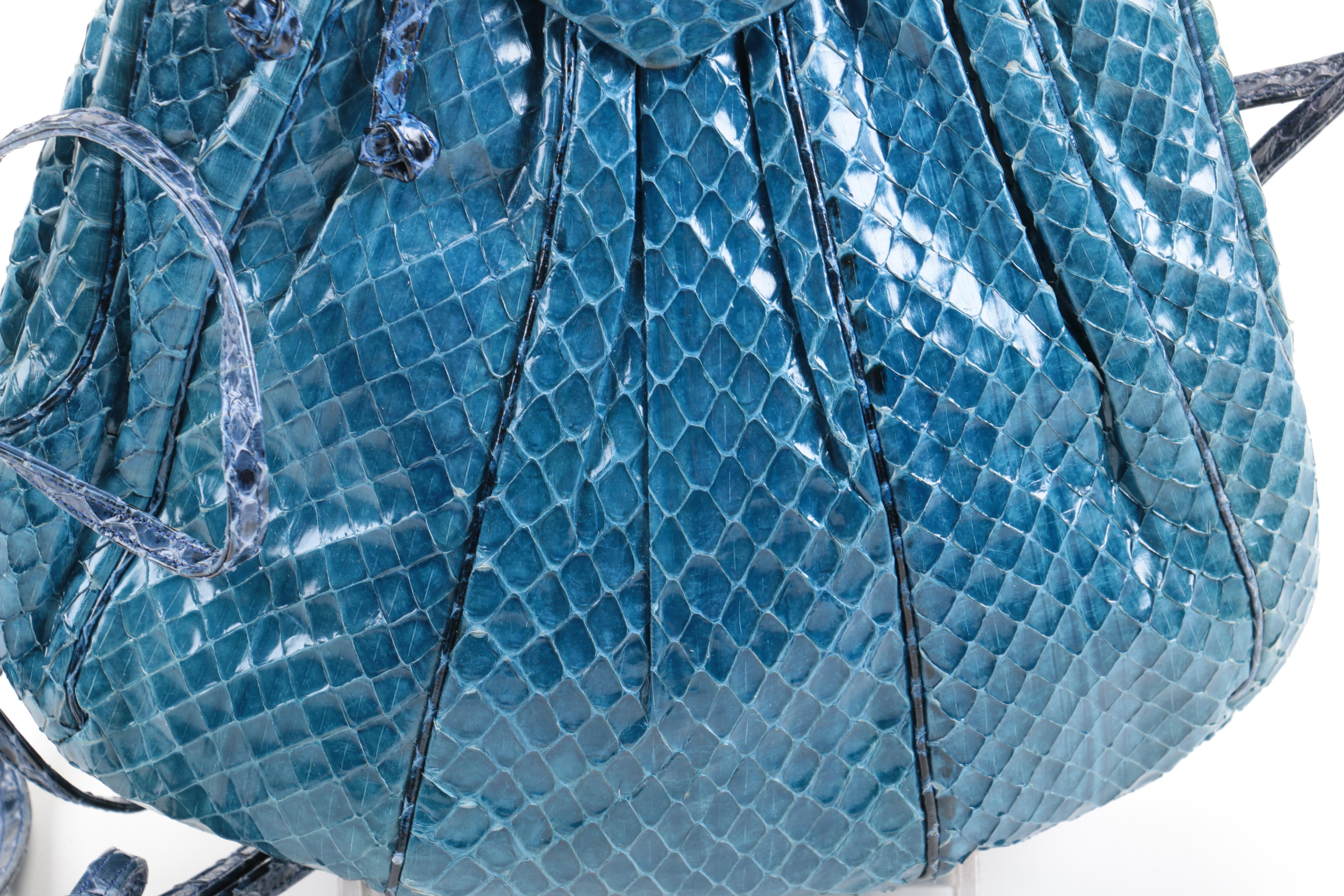 Judith Leiber Snakeskin Purse