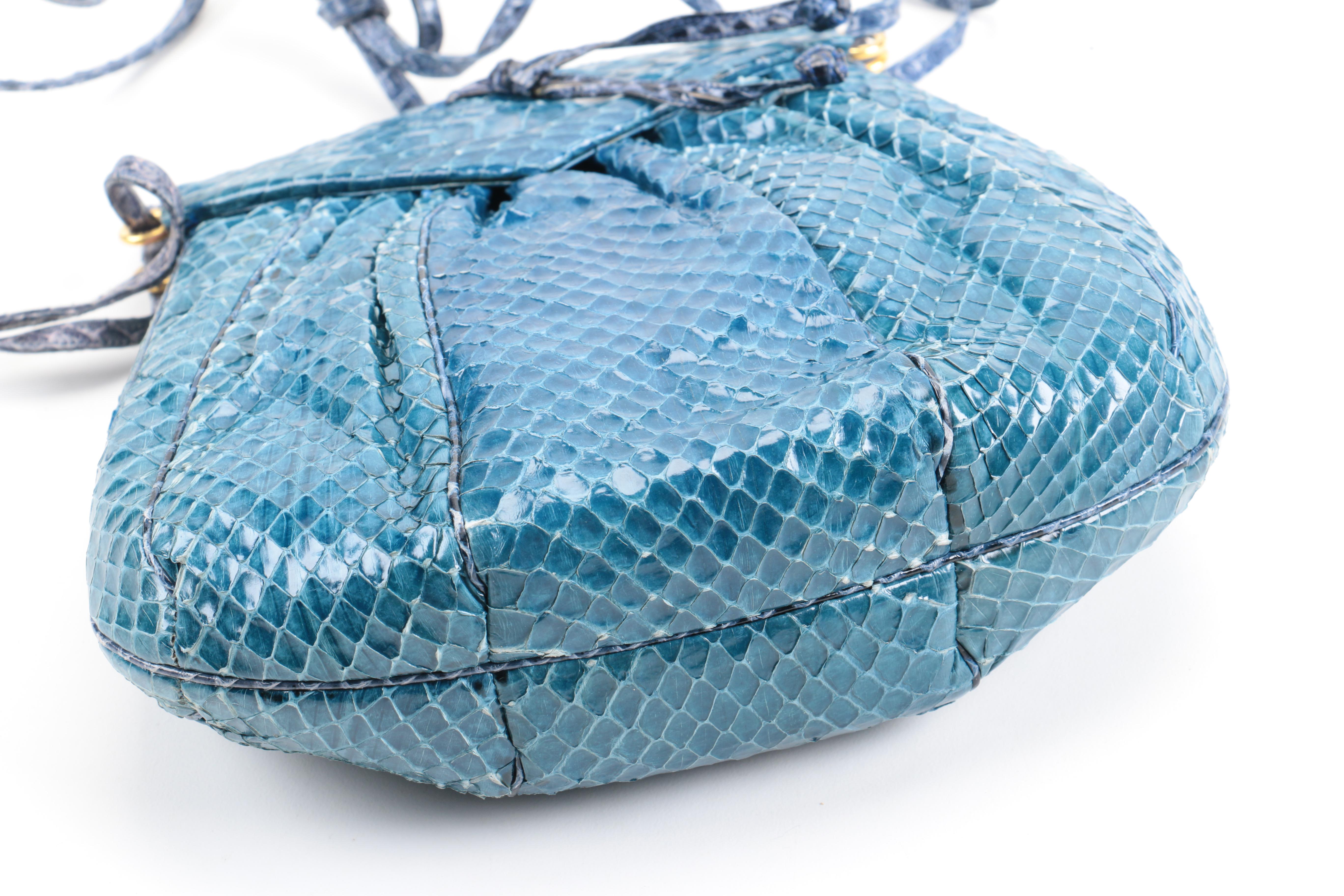 Judith Leiber Snakeskin Purse