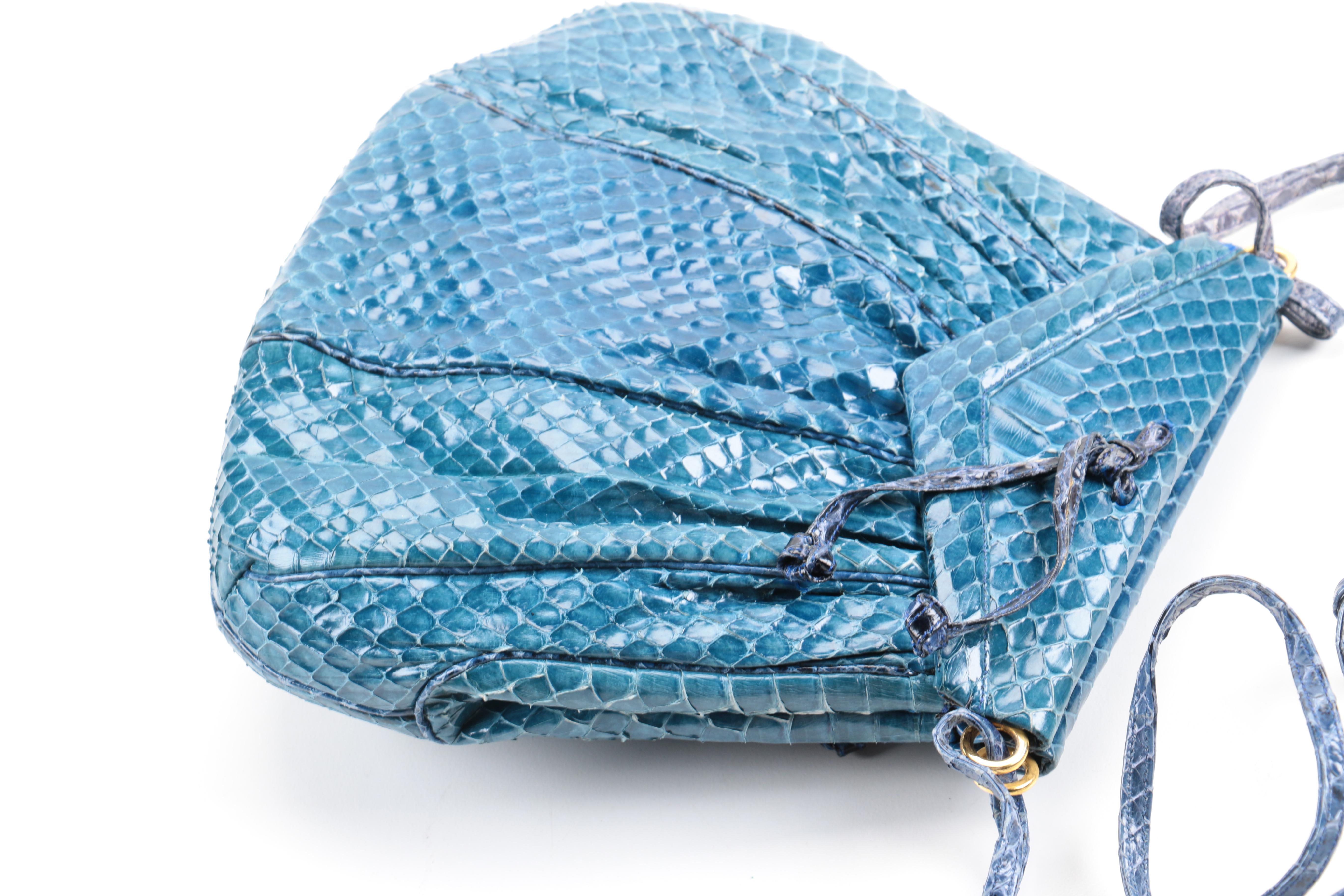 Judith Leiber Snakeskin Purse