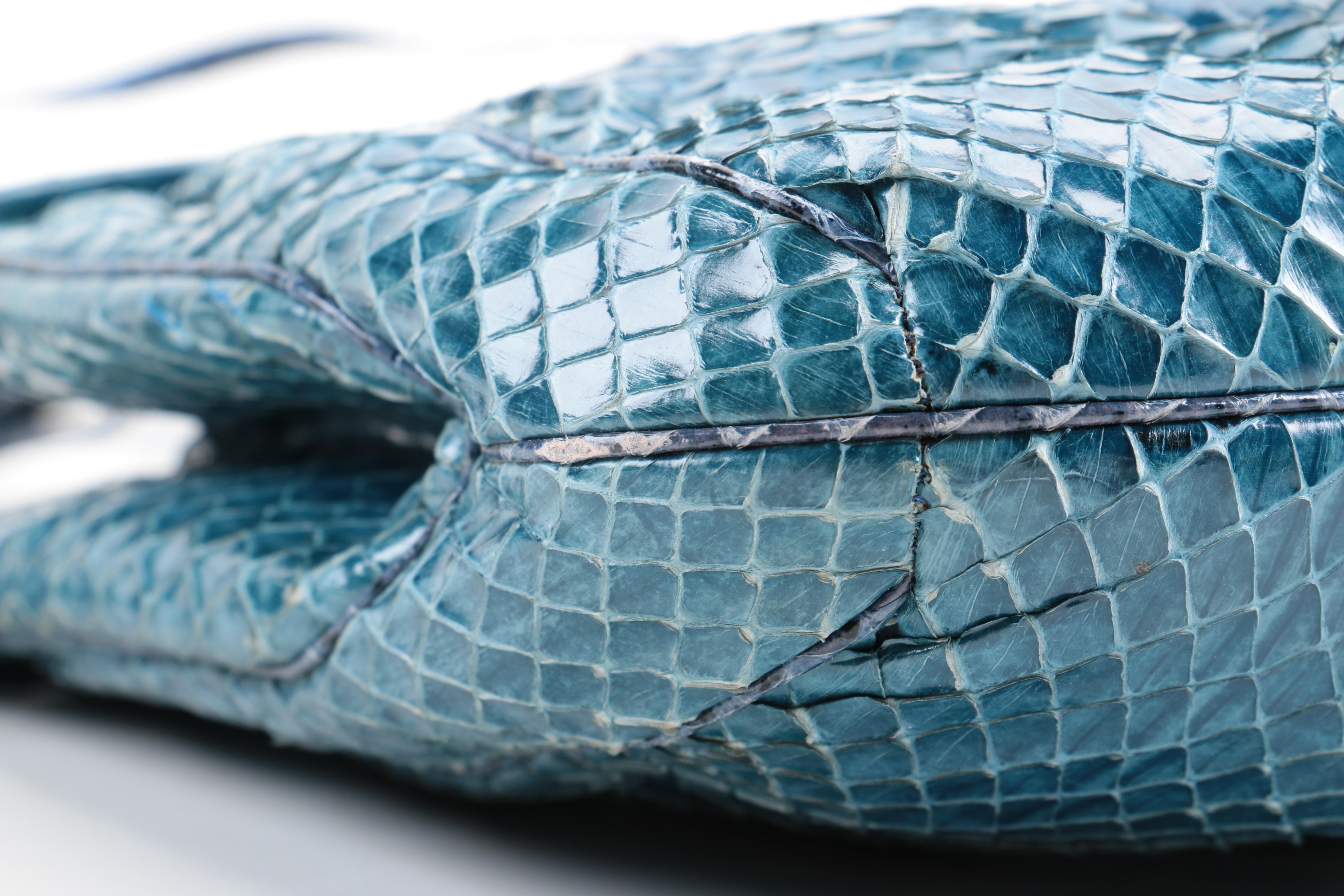 Judith Leiber Snakeskin Purse