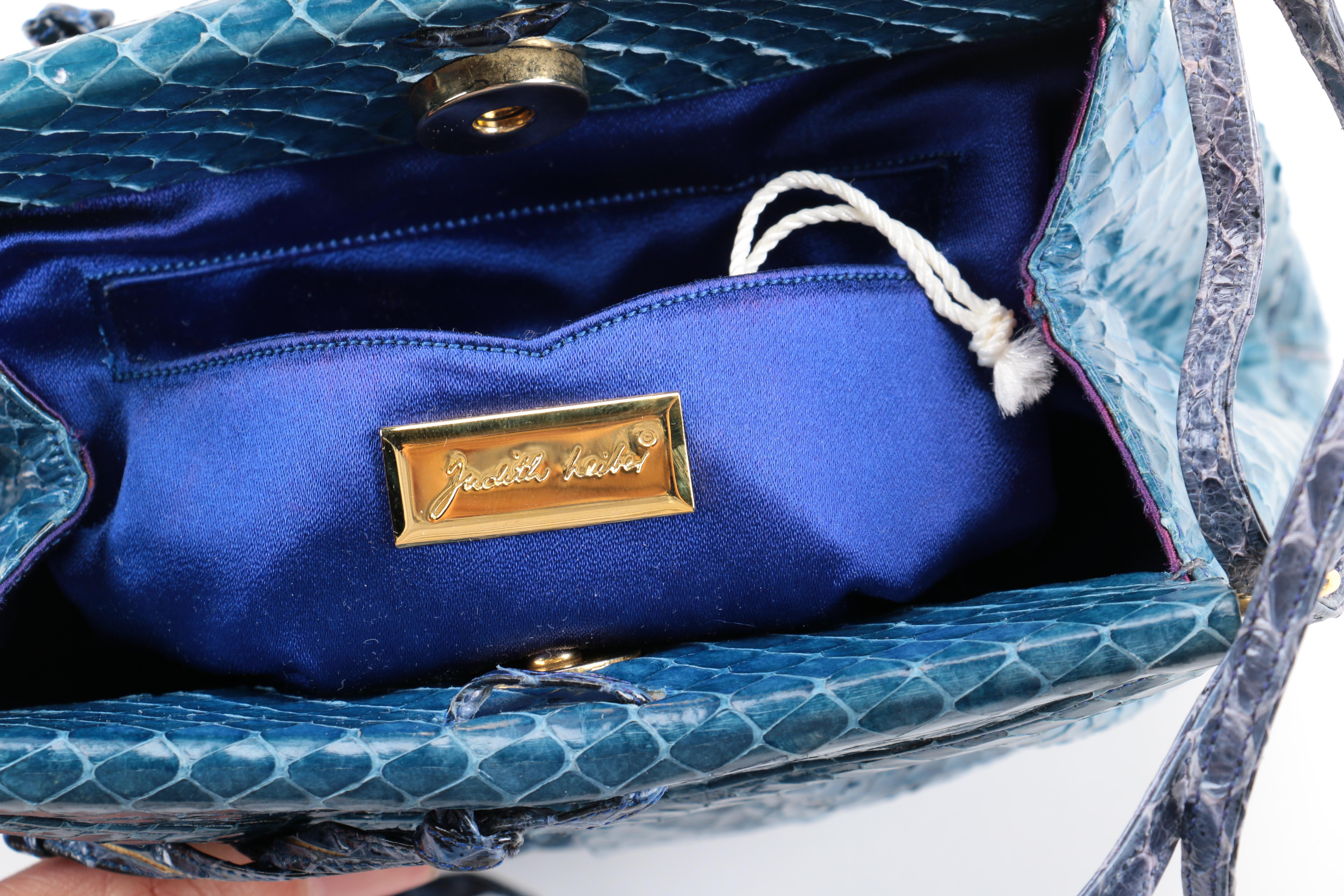 Judith Leiber Snakeskin Purse