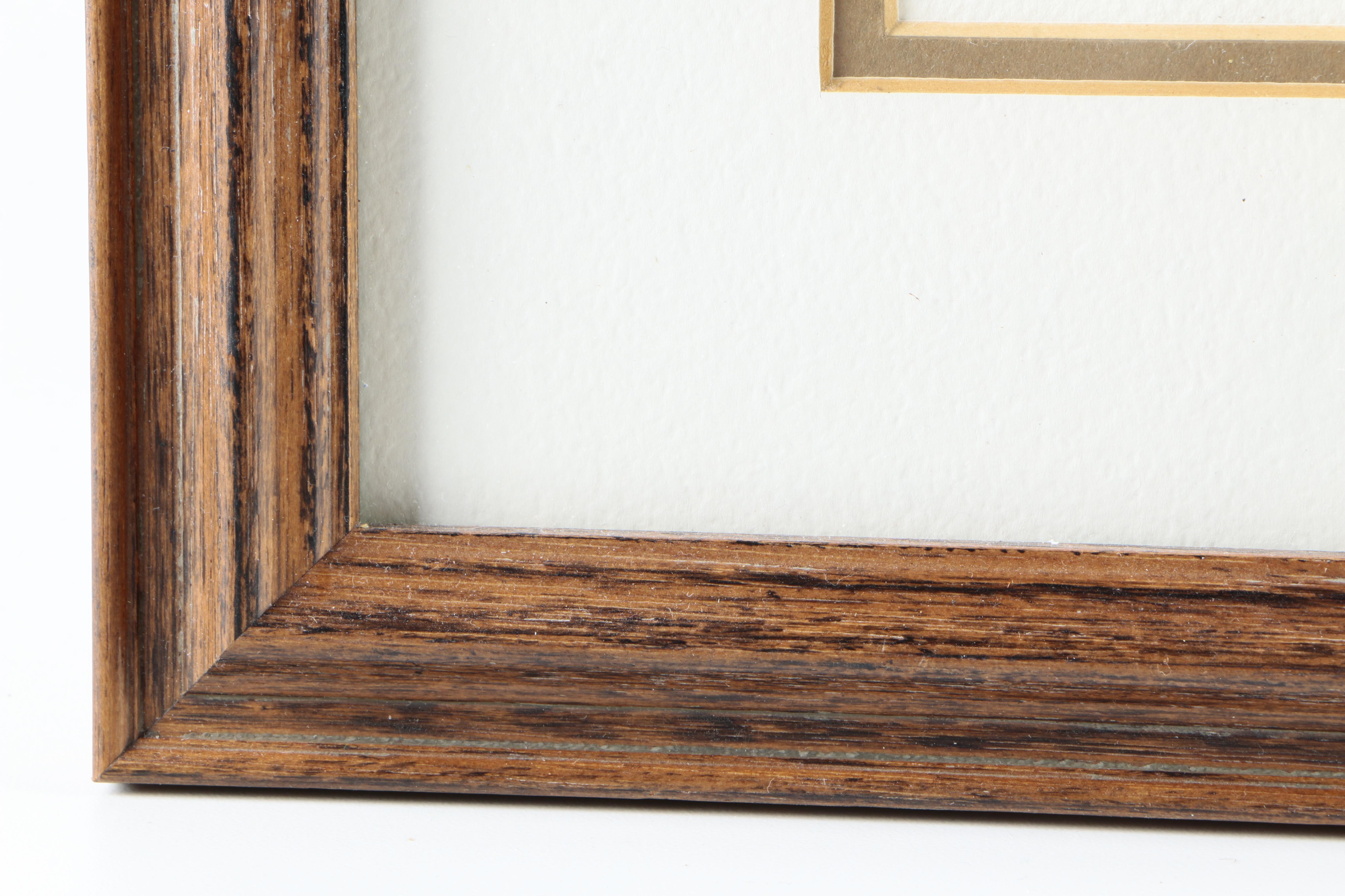 Evelyn Ekegren 1982 Watercolor Painting on Paper of Barn in Winter Landscape