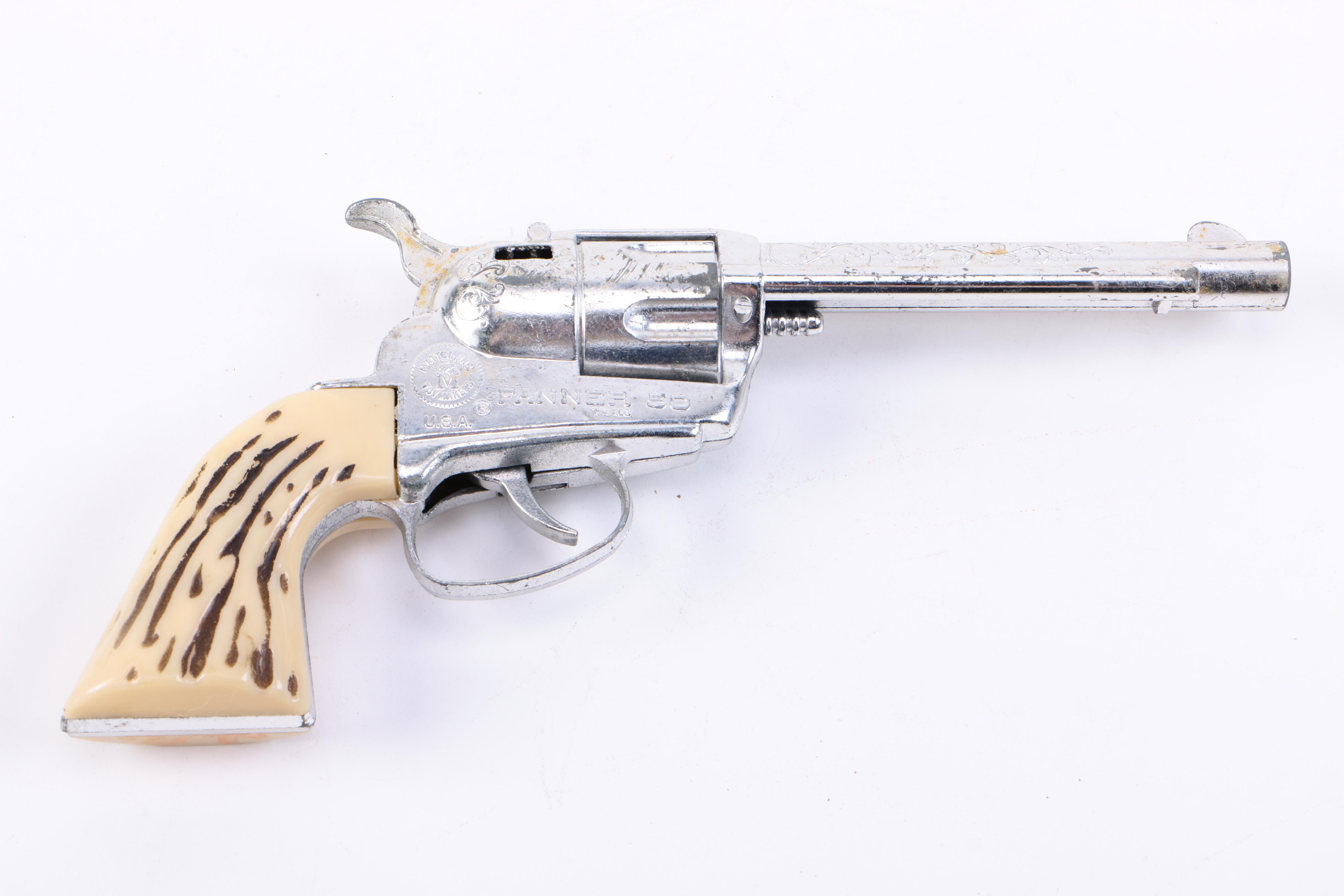 A Fanner and Bunker Hill Pop Gun with One box of Ammumition