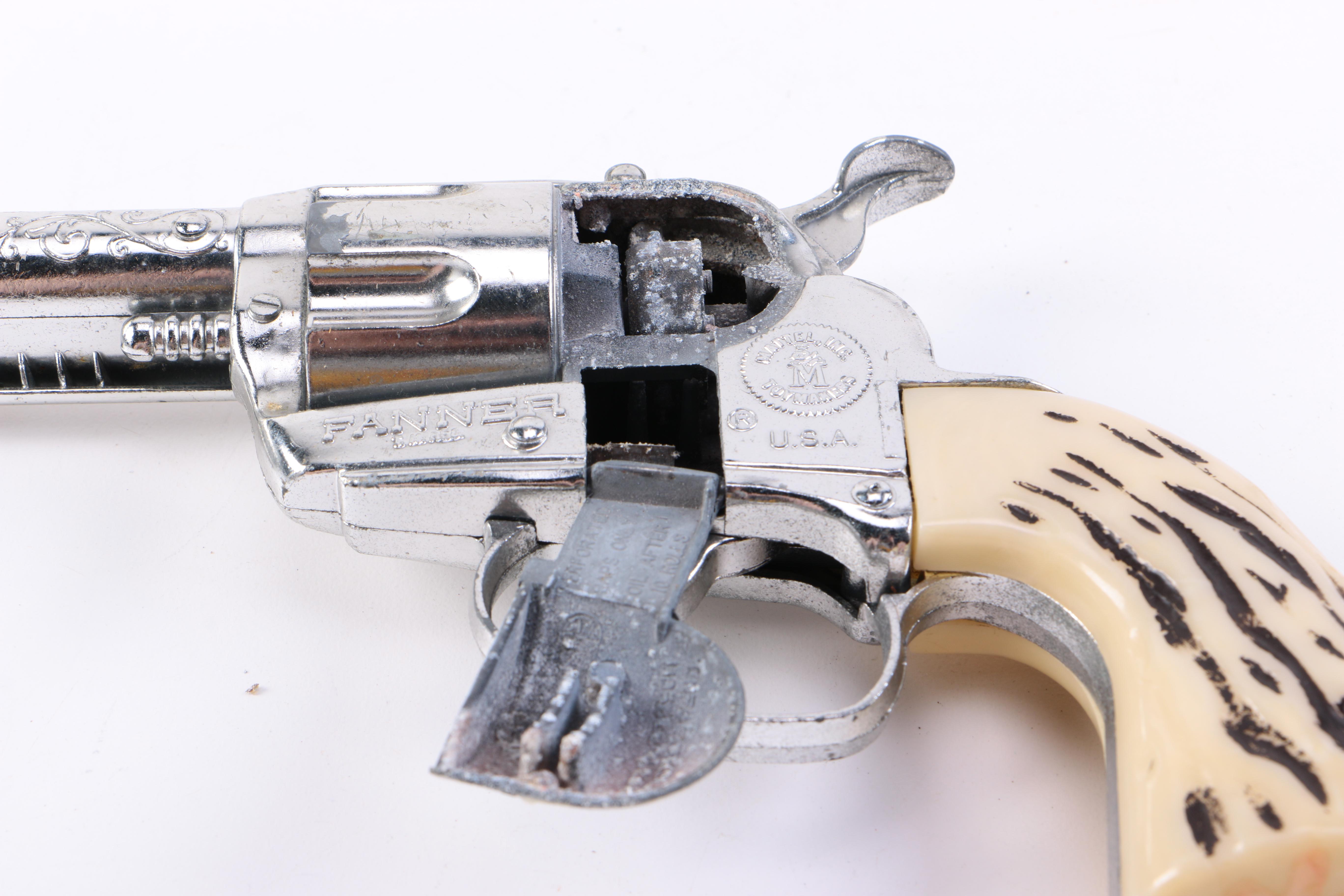 A Fanner and Bunker Hill Pop Gun with One box of Ammumition