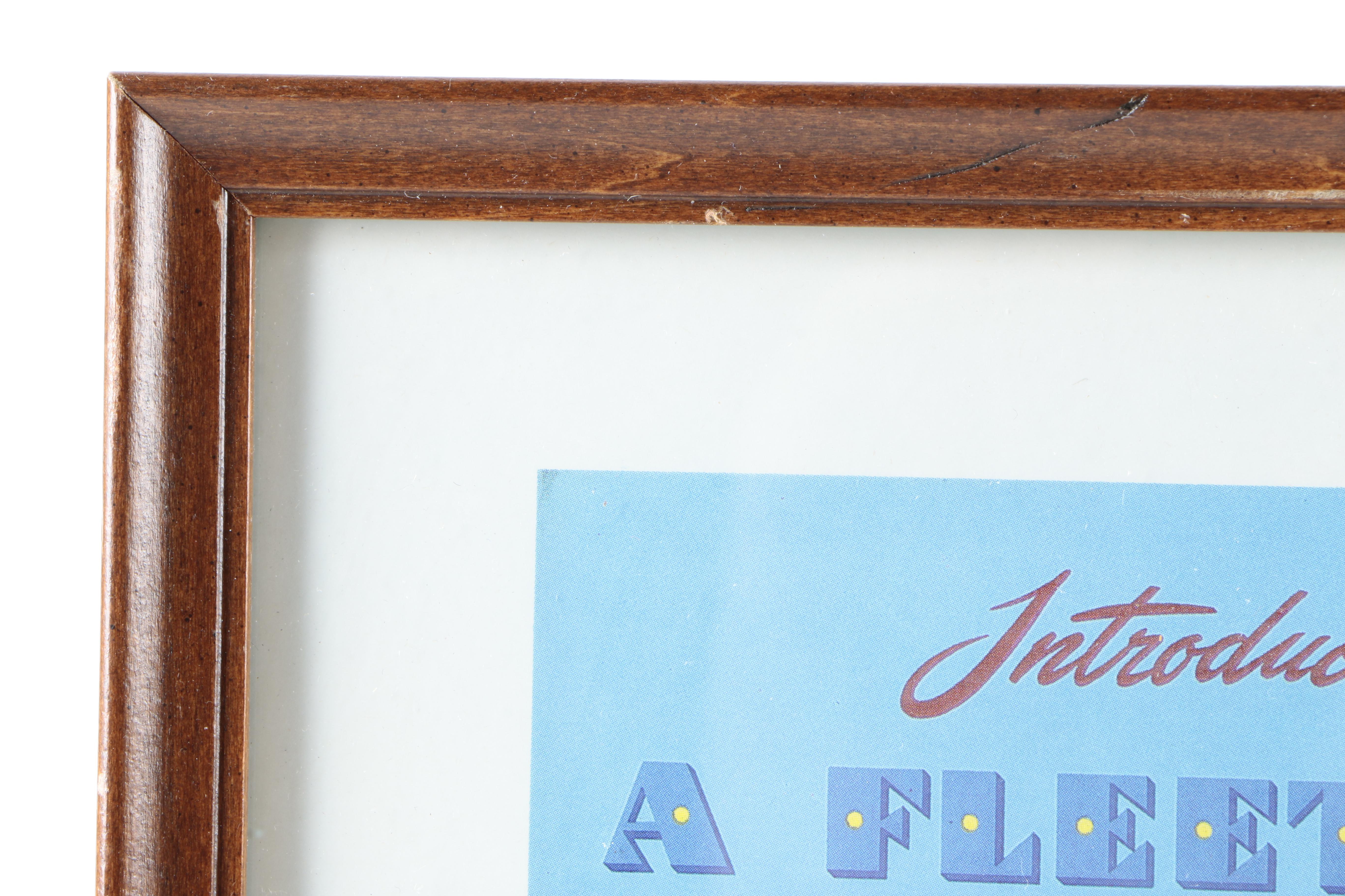 Offset Lithograph Vintage Style Advertisement on Paper for "400" Streamliners