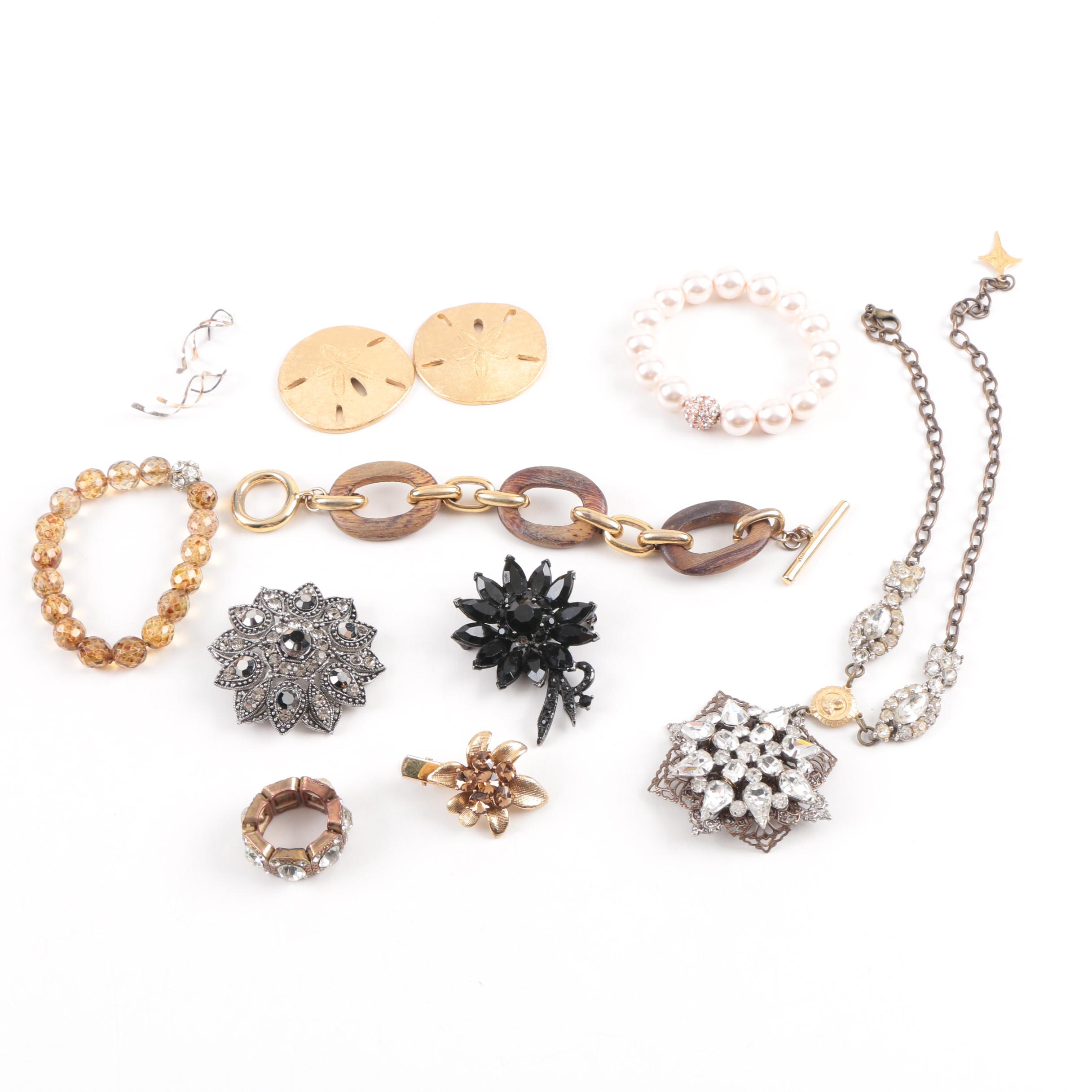 Costume Jewelry Including Trifari and Weiss
