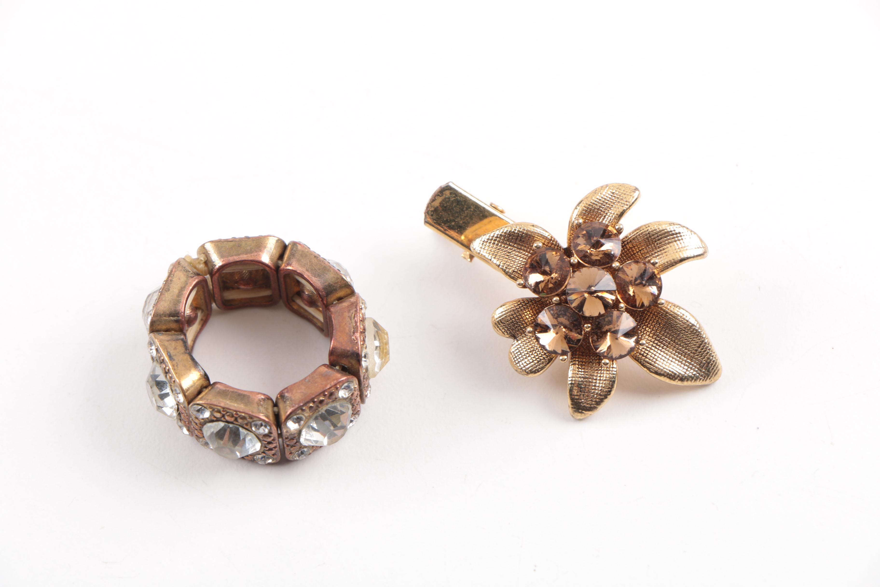 Costume Jewelry Including Trifari and Weiss