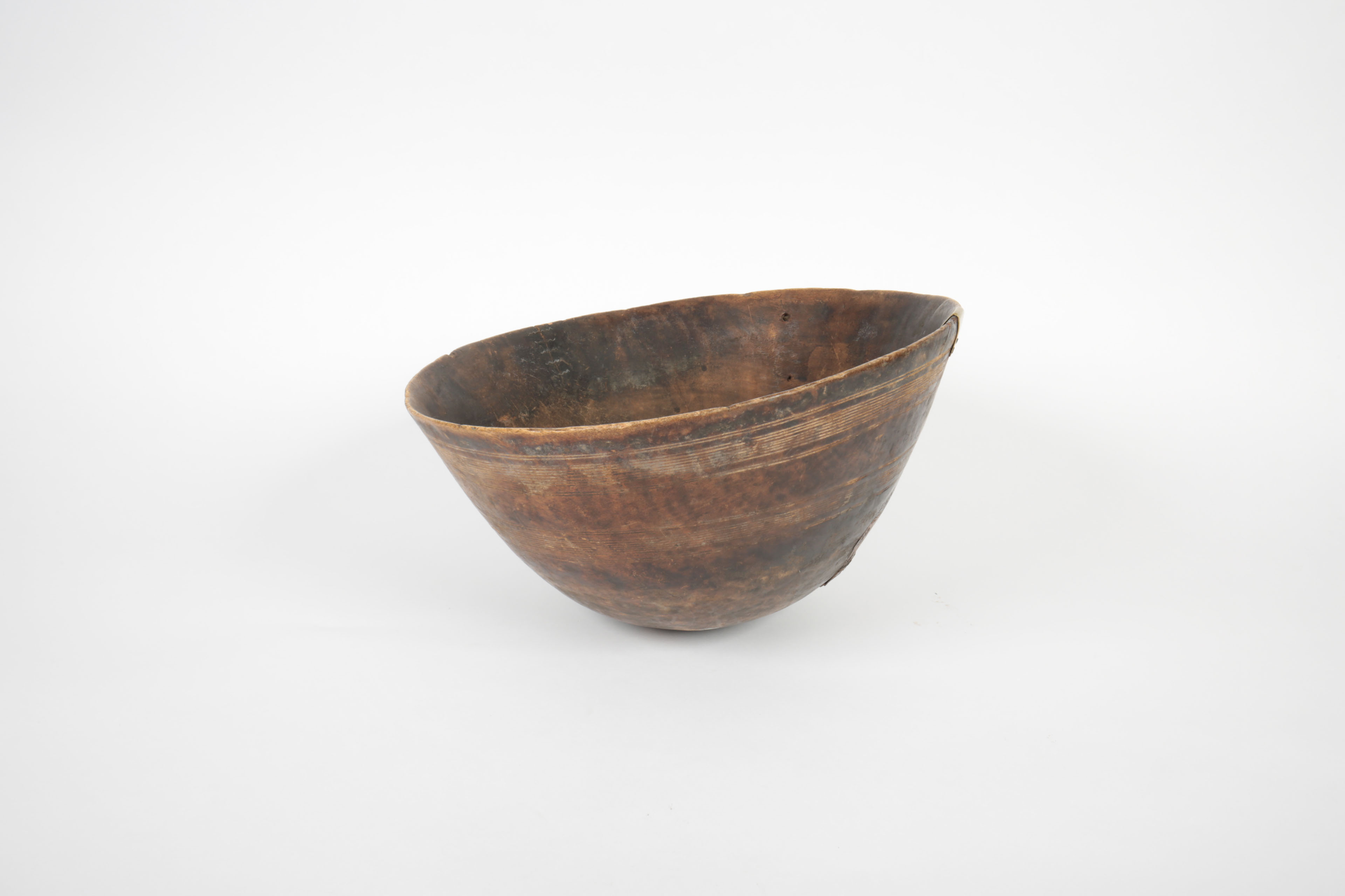 Group of Vintage African Hand-Carved Wood Bowls