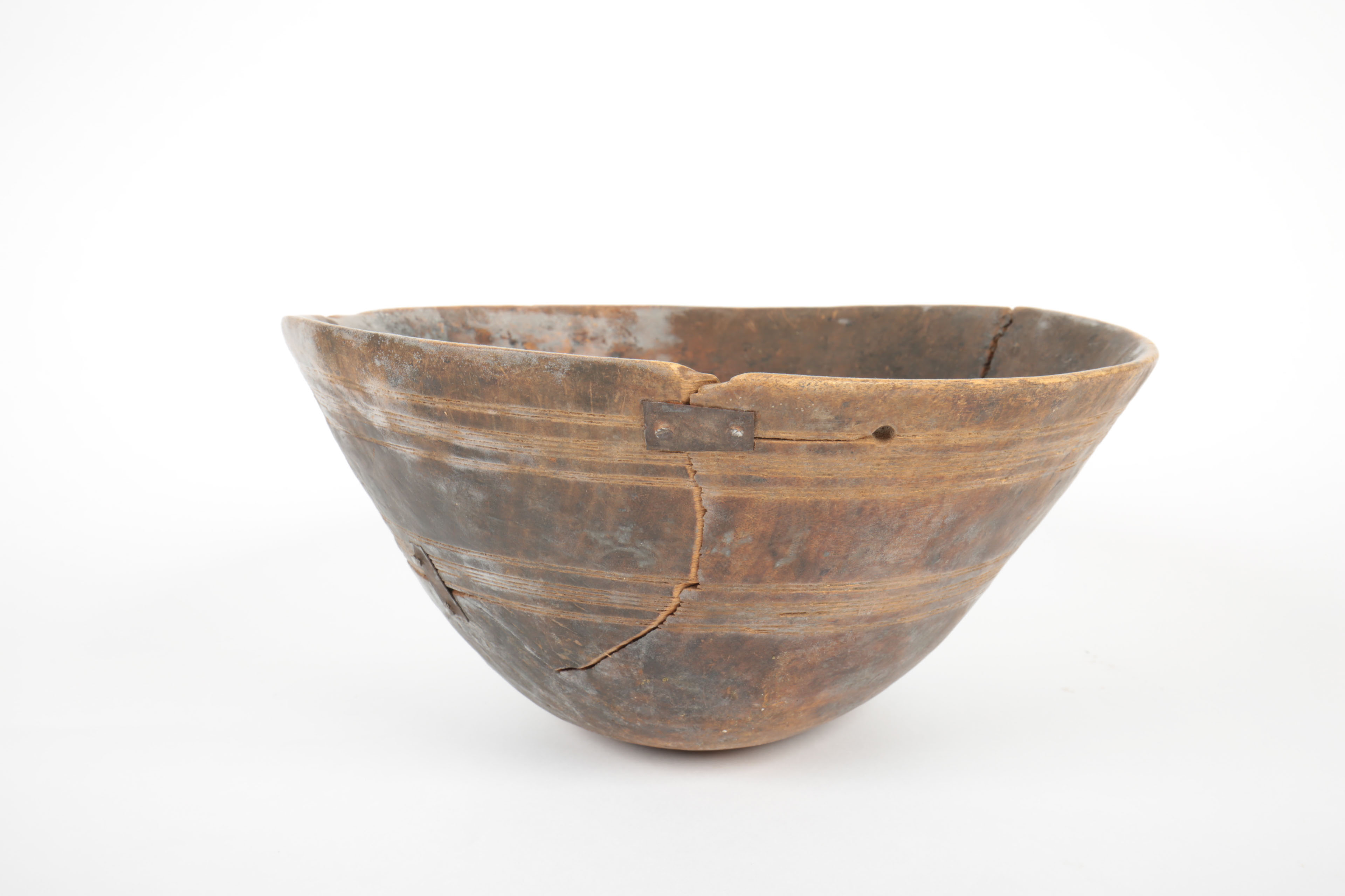 Group of Vintage African Hand-Carved Wood Bowls