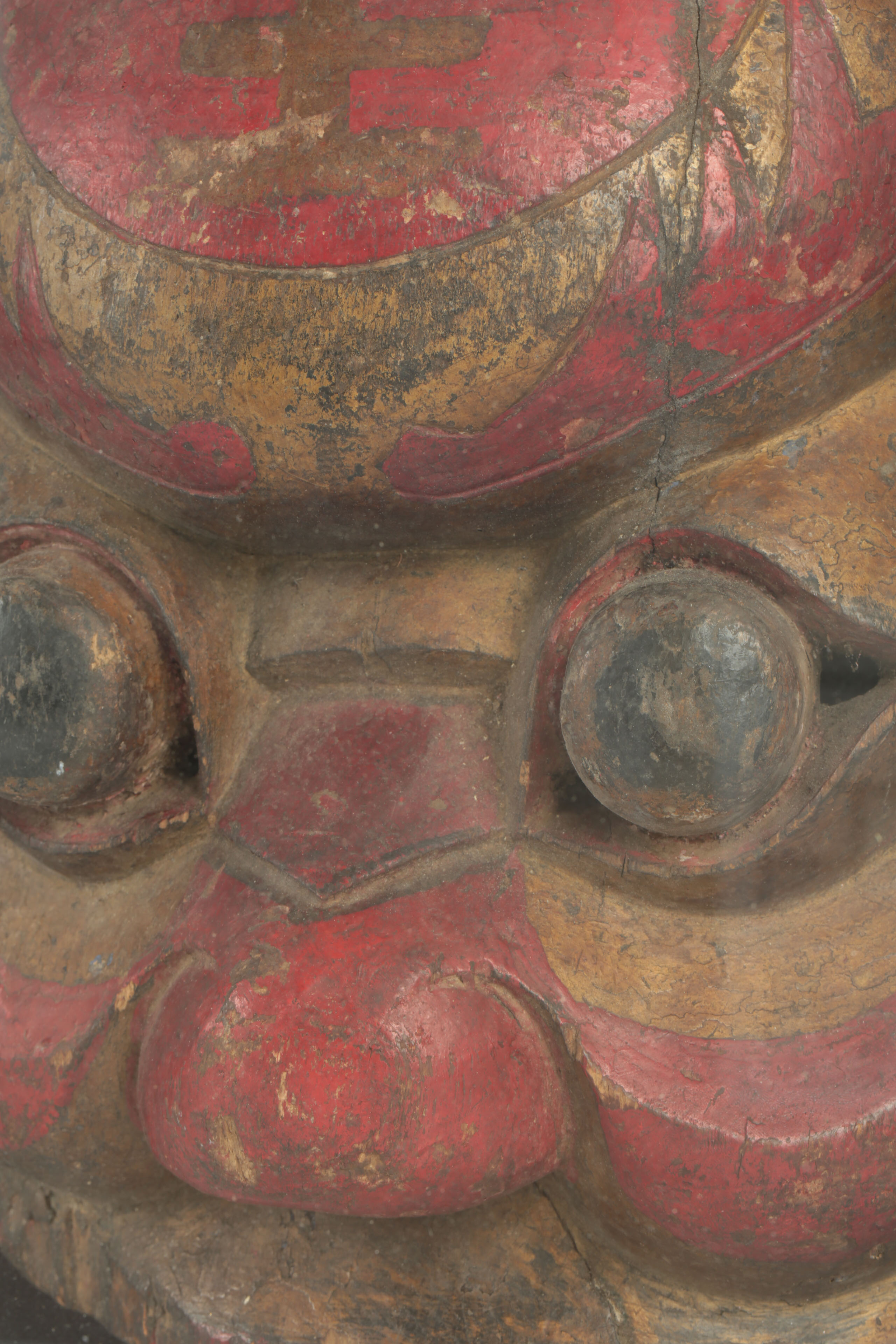 Two Balinese Ceremonial Masks in Display Boxes