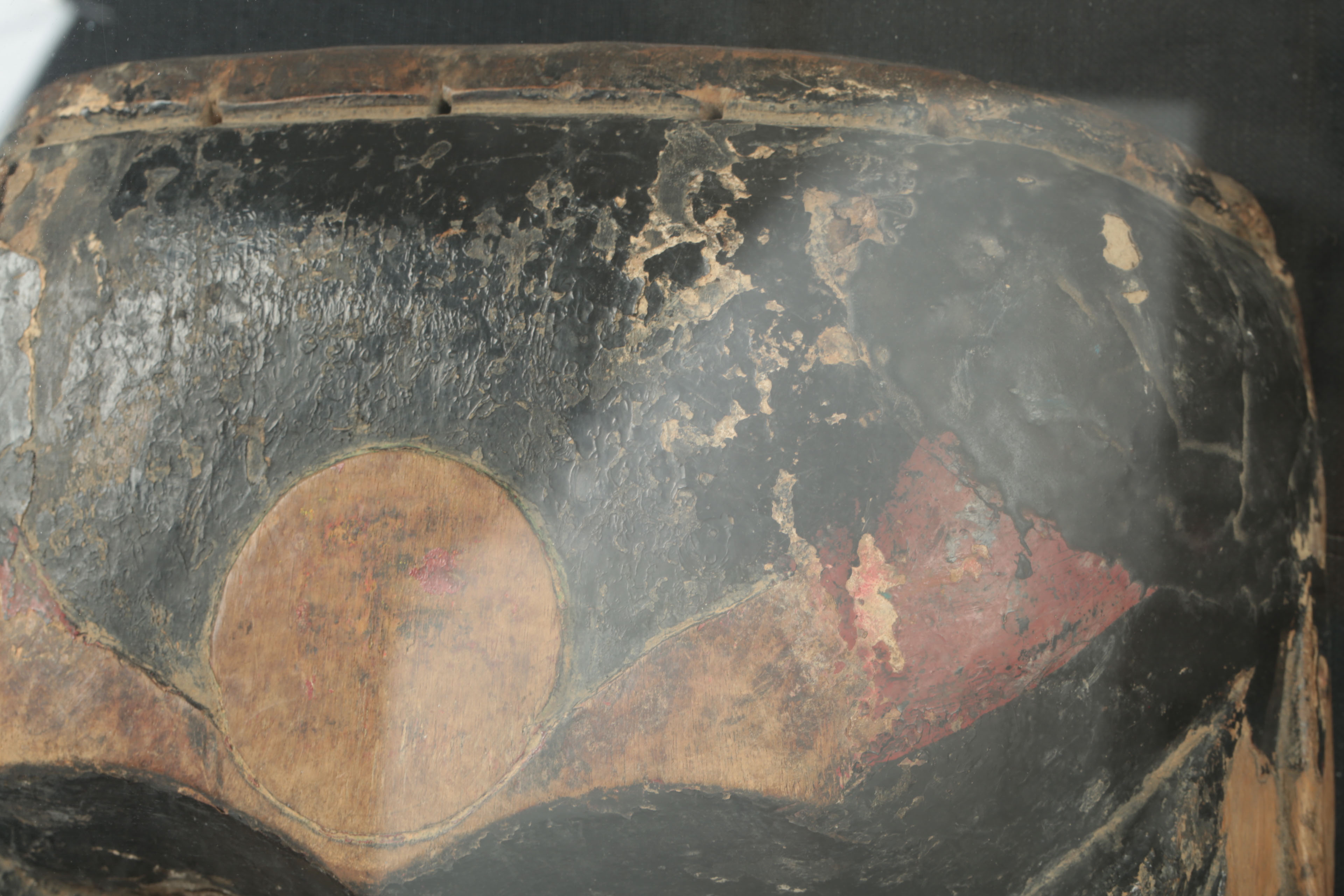 Two Balinese Ceremonial Masks in Display Boxes