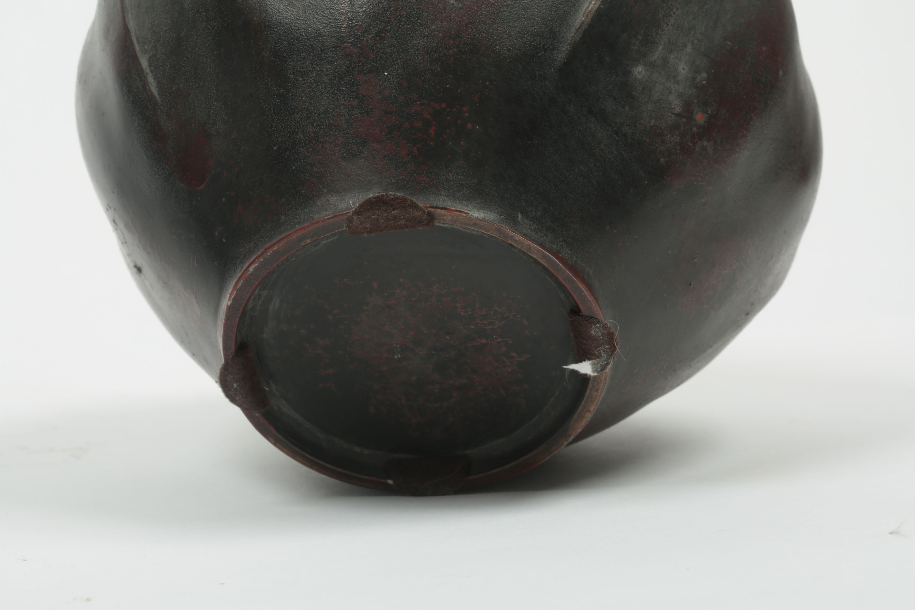 Japanese Bronze Hasu Lotus Flower Vases