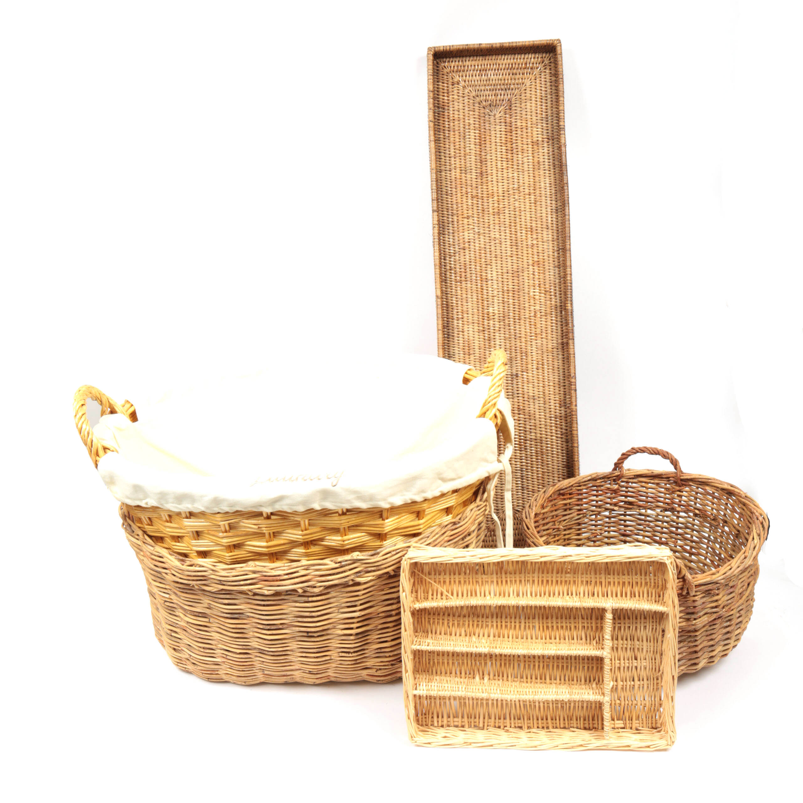 Woven Wicker Basket Collection