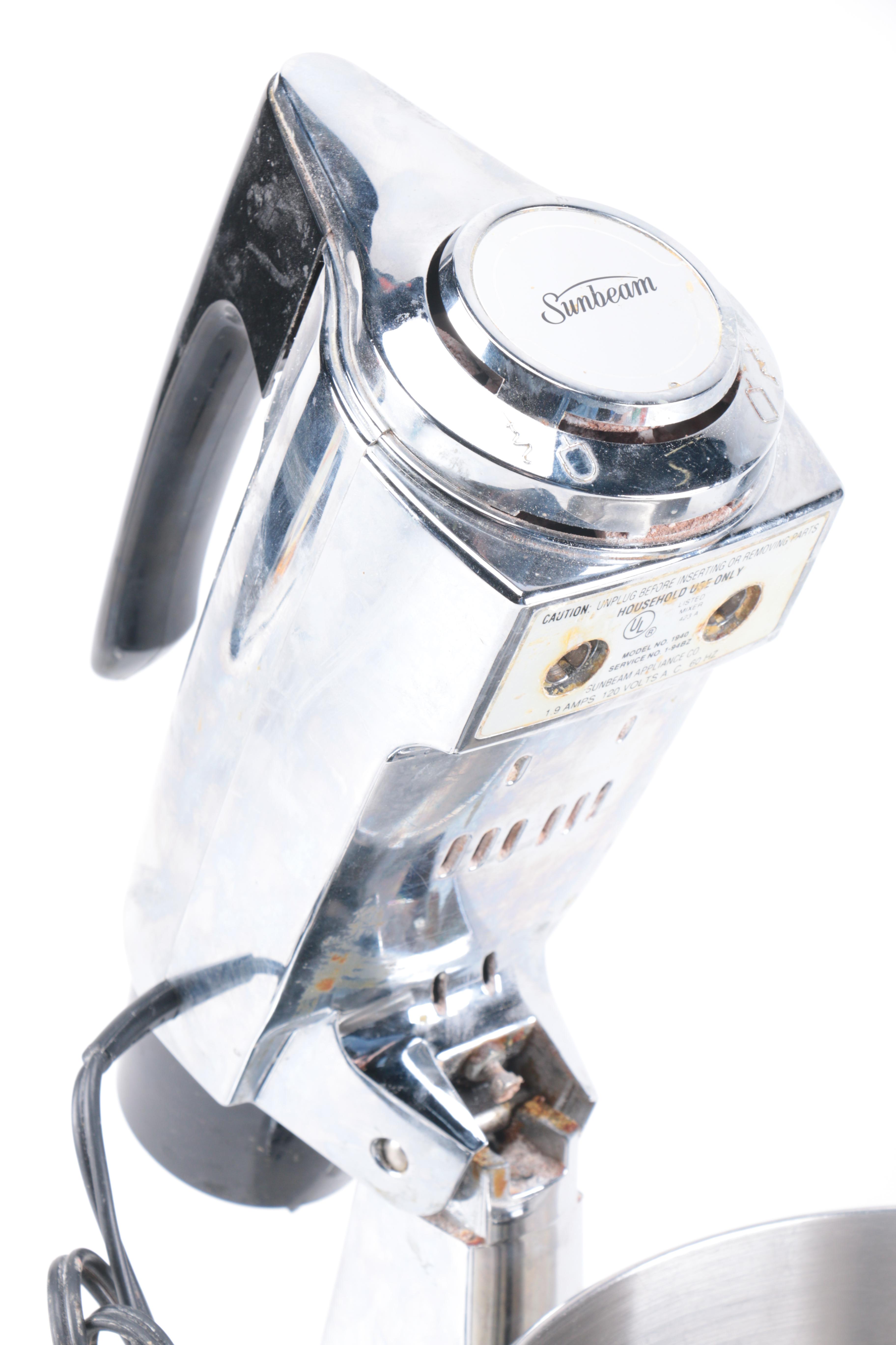 Sunbeam Standing Mixer and Revere Ware Pan