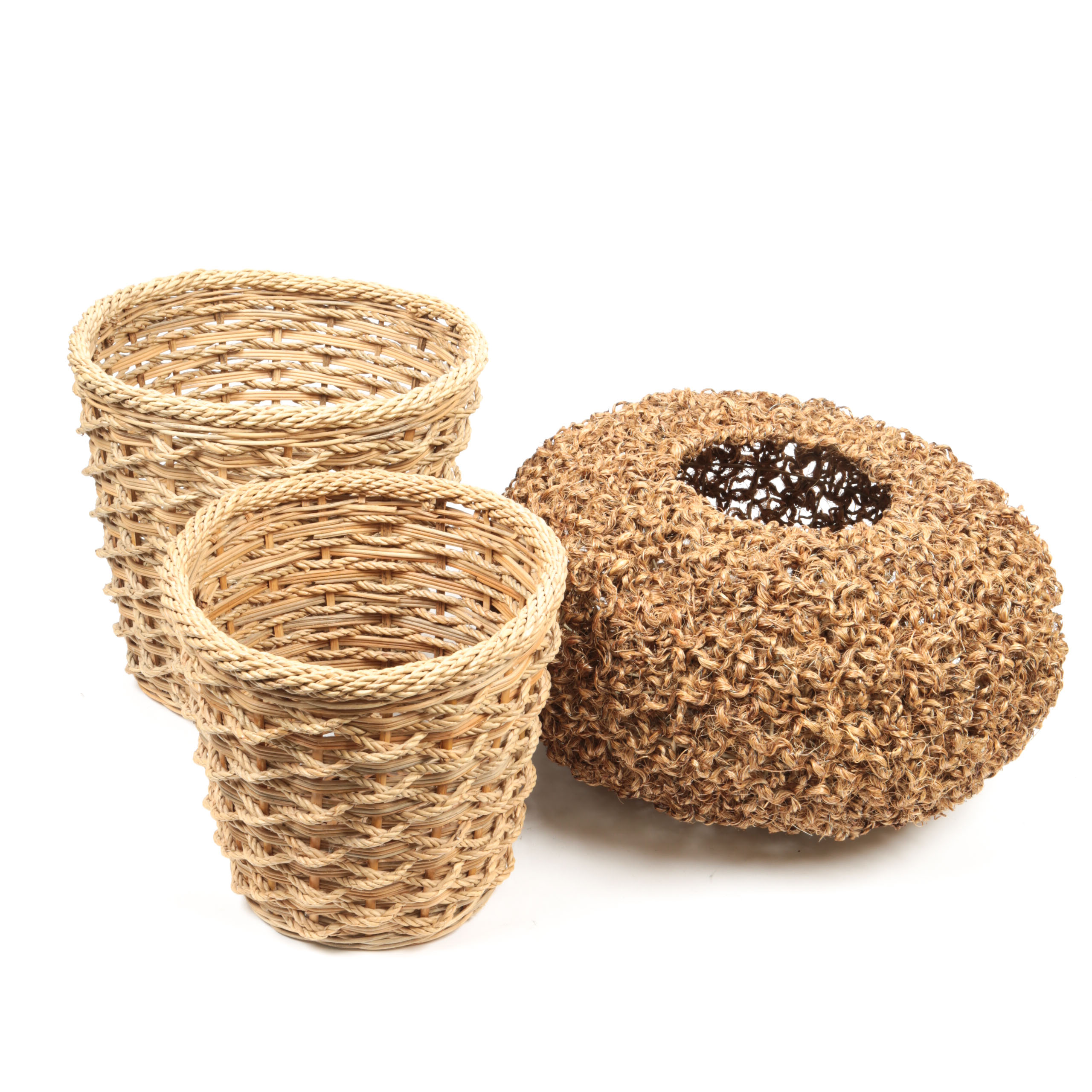Woven Fiber Basket Collection
