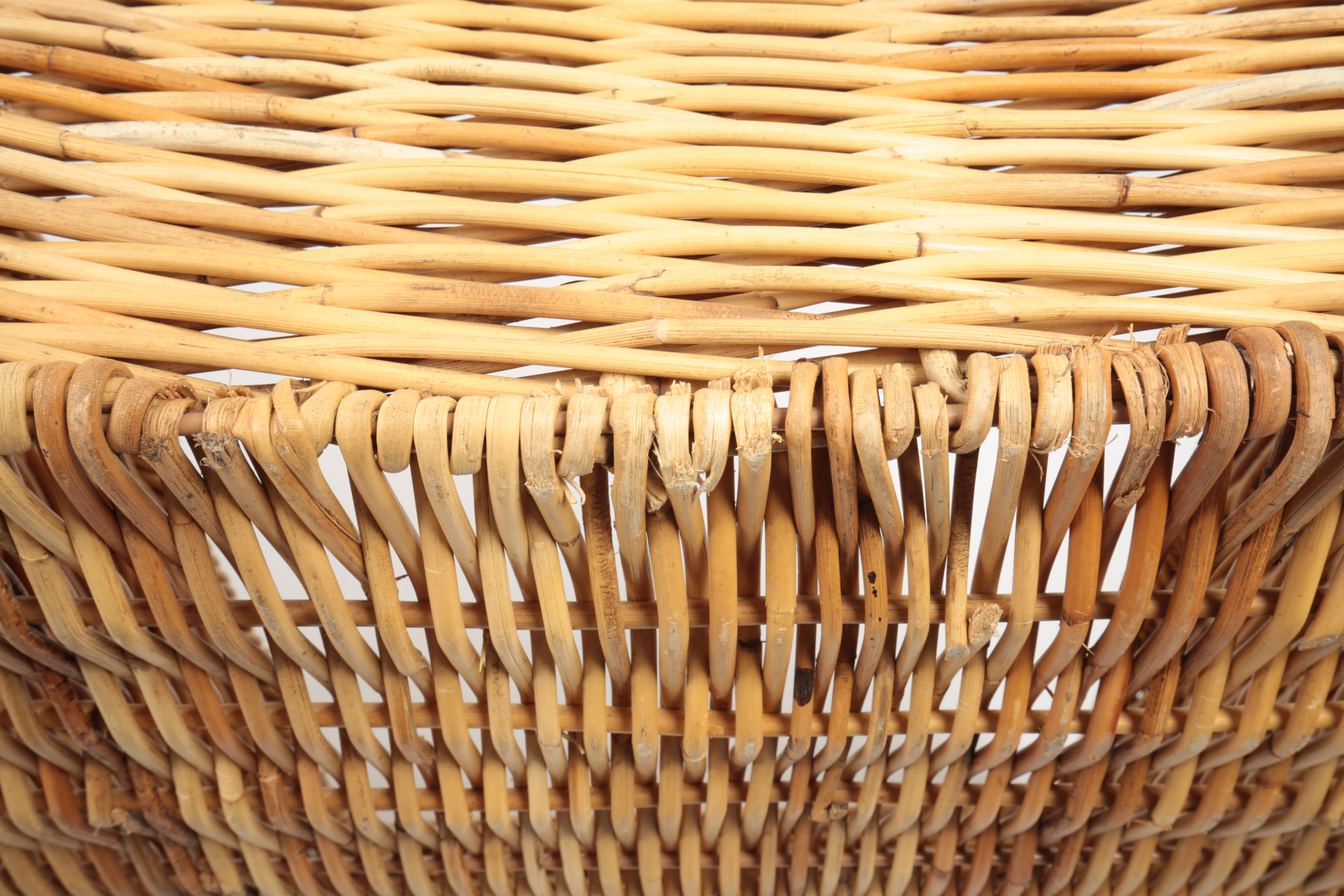 Large Woven Wicker Storage Baskets