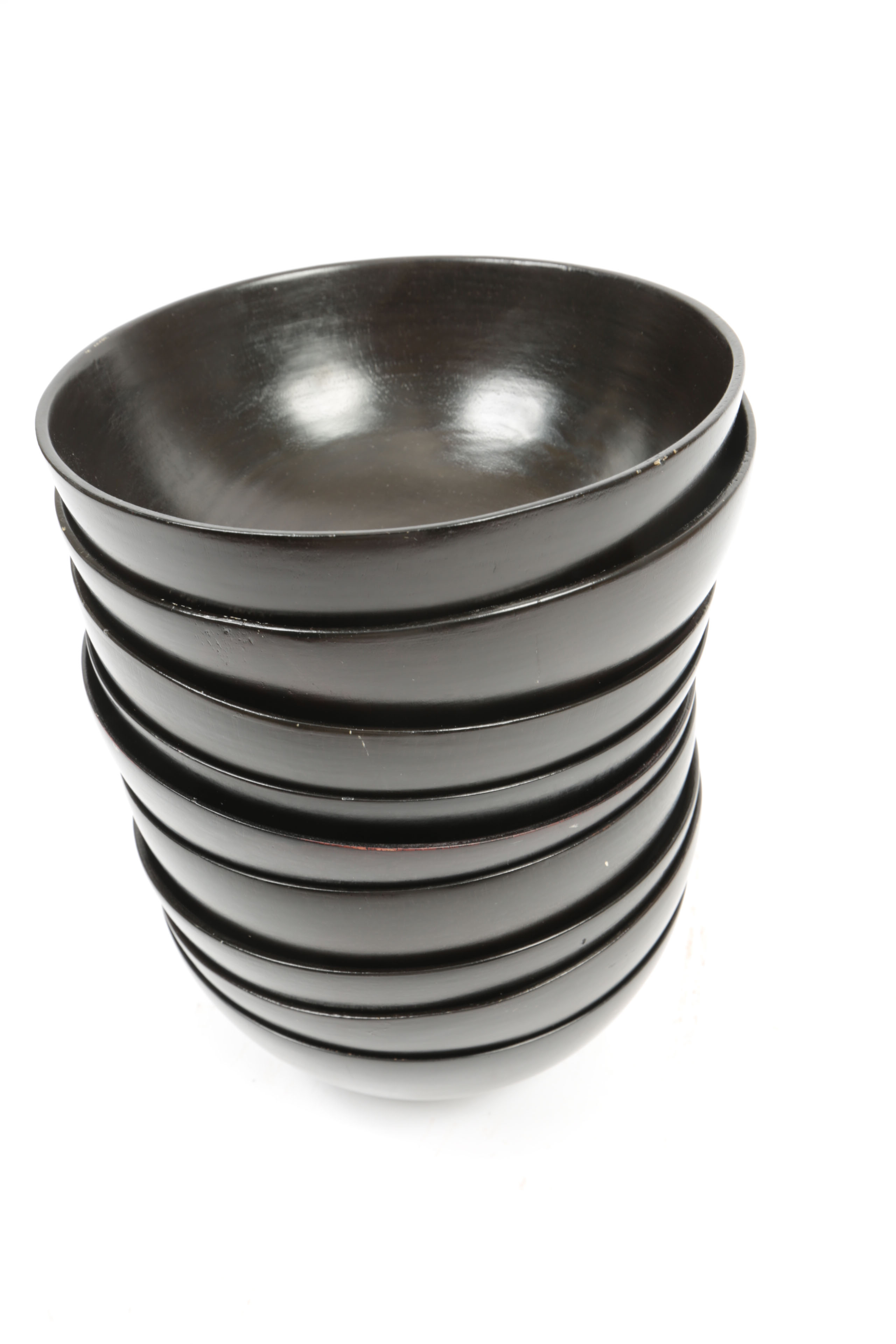 Collection of Wood Trays and Bowls