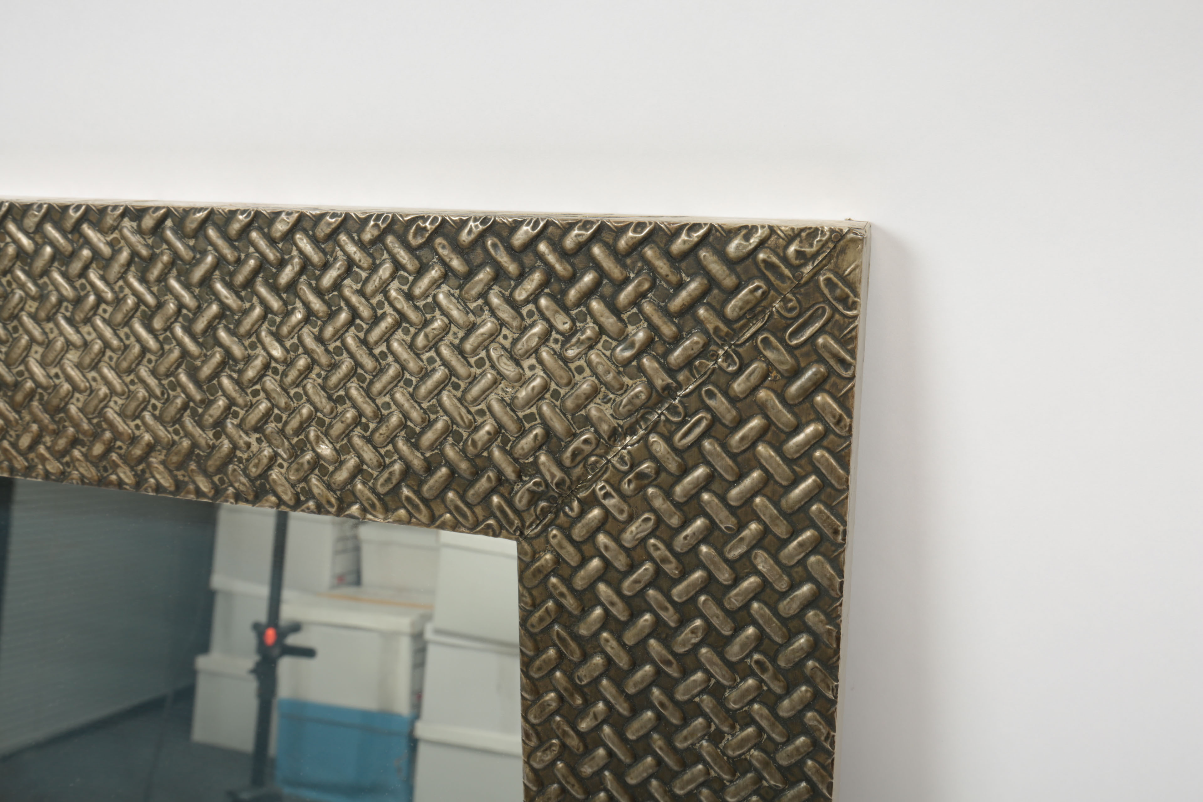 Mexican Metal-Framed Wall Mirror