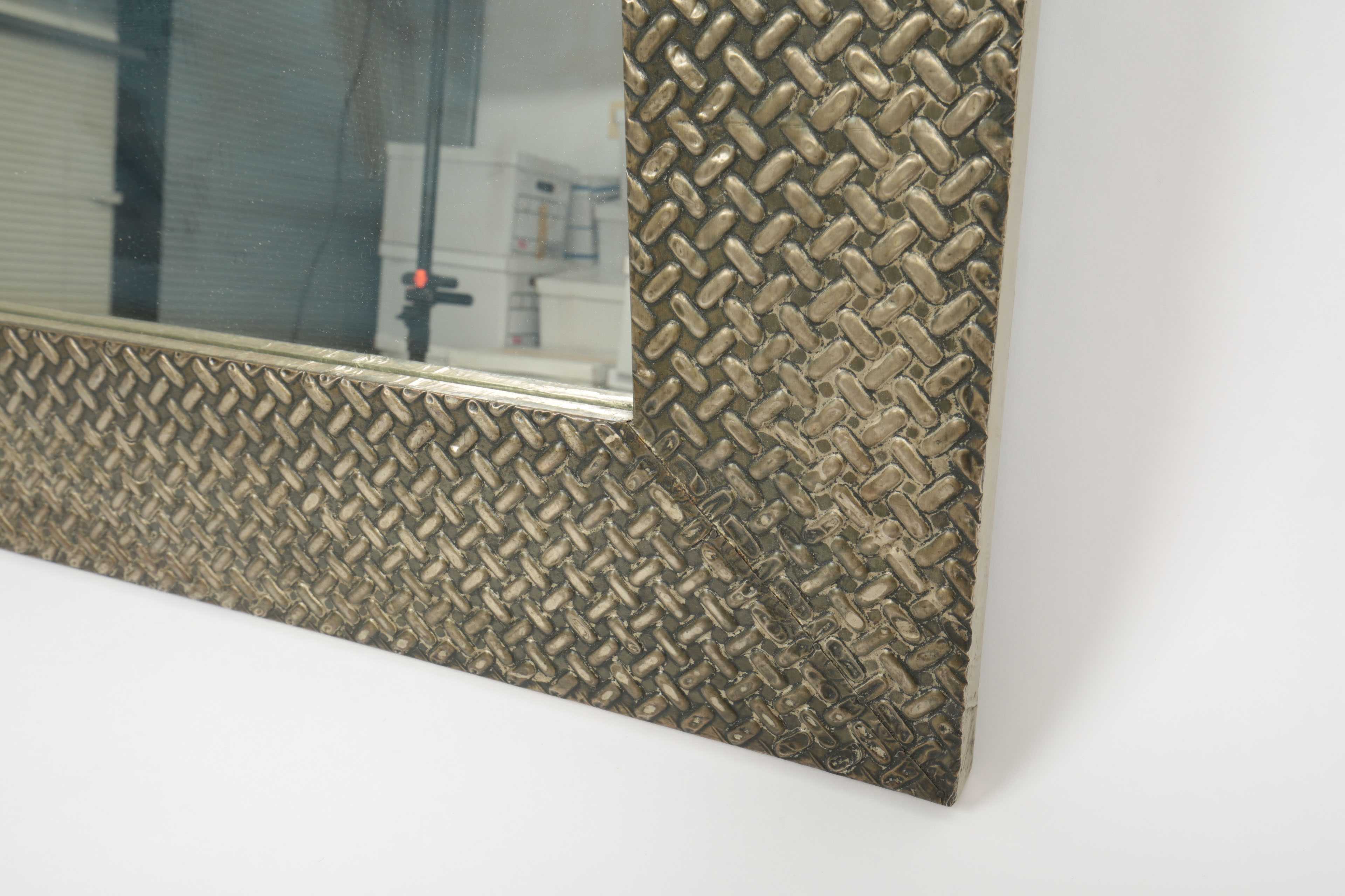 Mexican Metal-Framed Wall Mirror