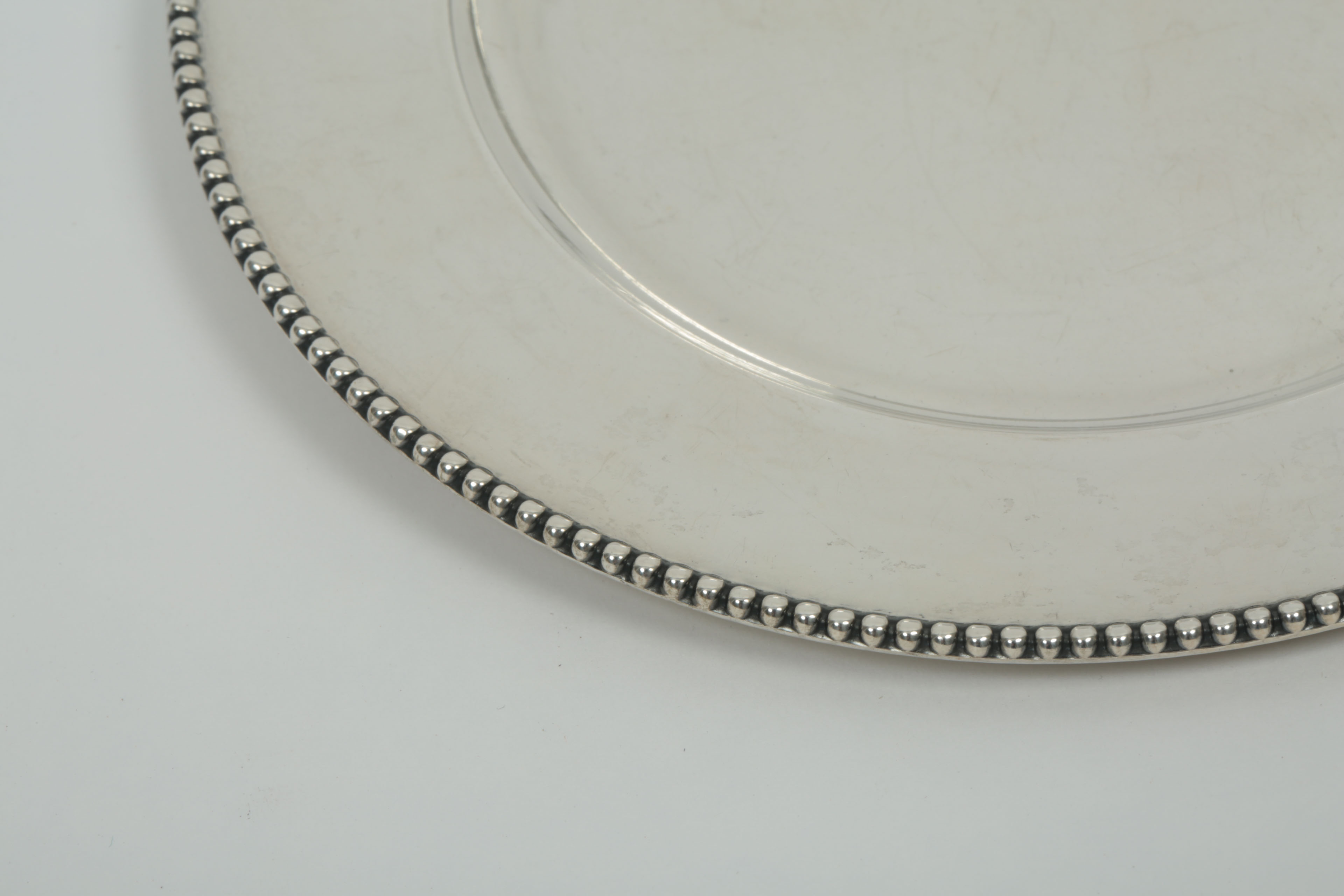 Gorham Sterling Silver Monogrammed Plate