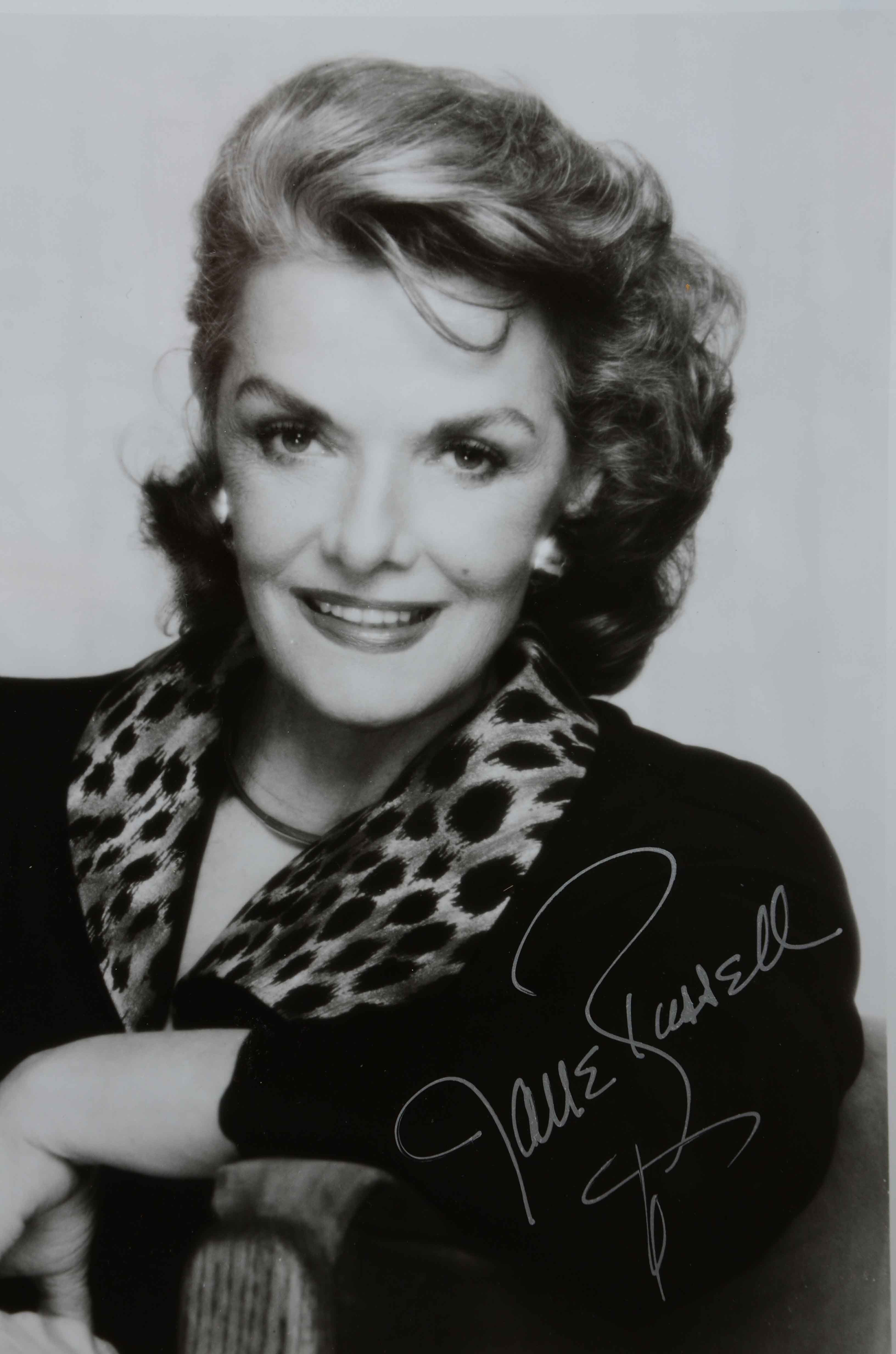 Actress and Model Jane Russell Signed Photo