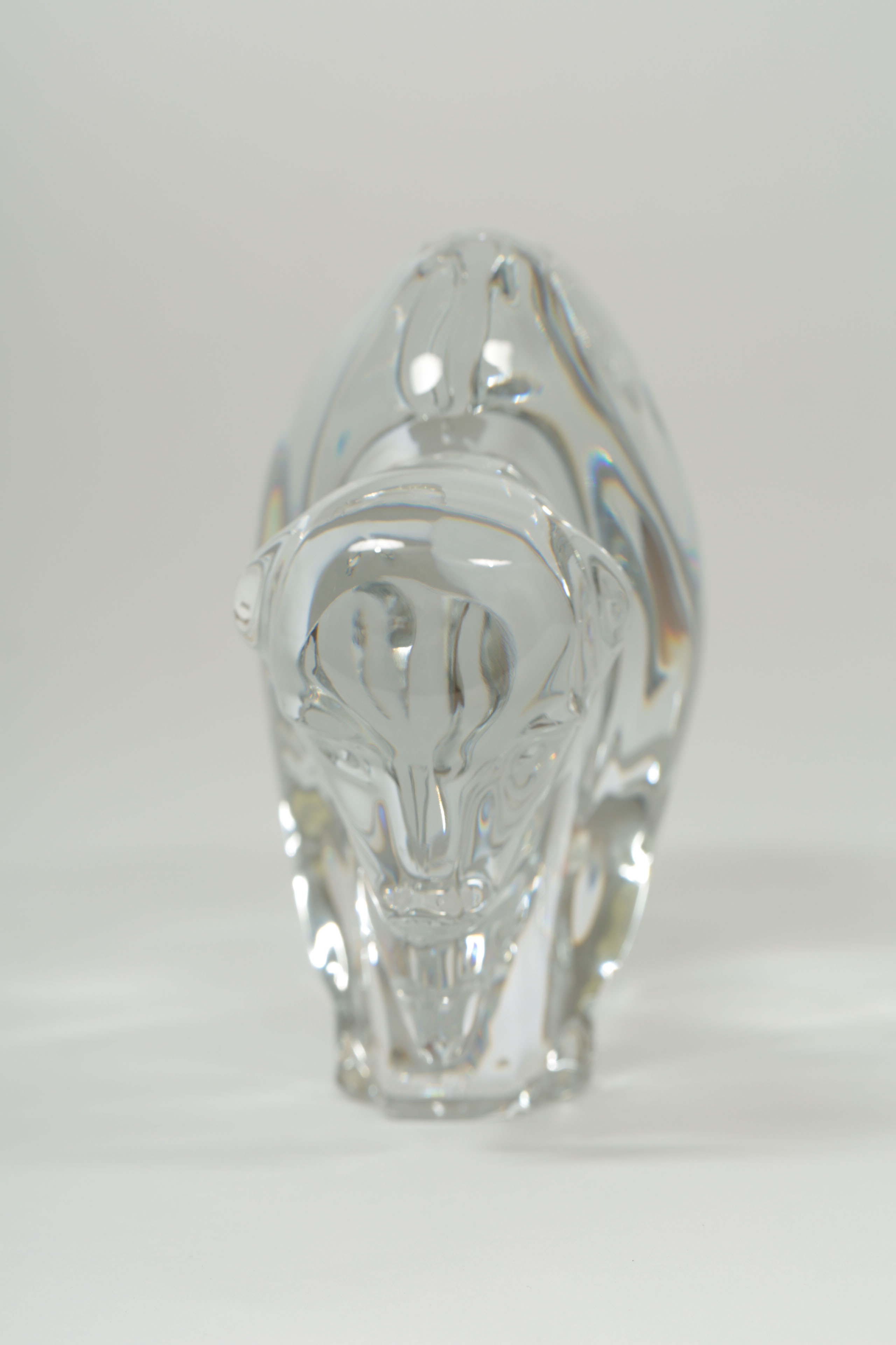Baccarat Crystal Buffalo Figurine