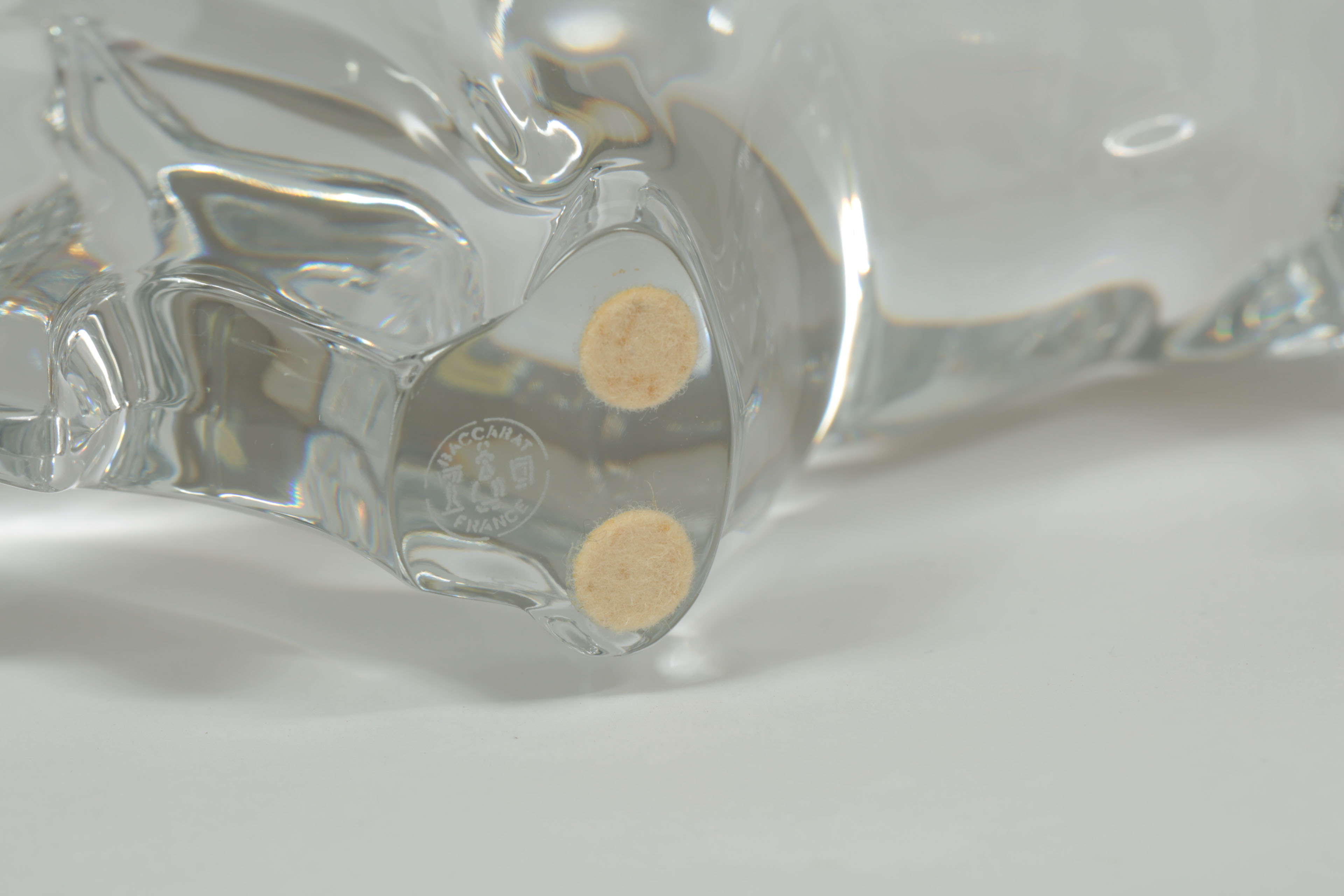 Baccarat Crystal Buffalo Figurine