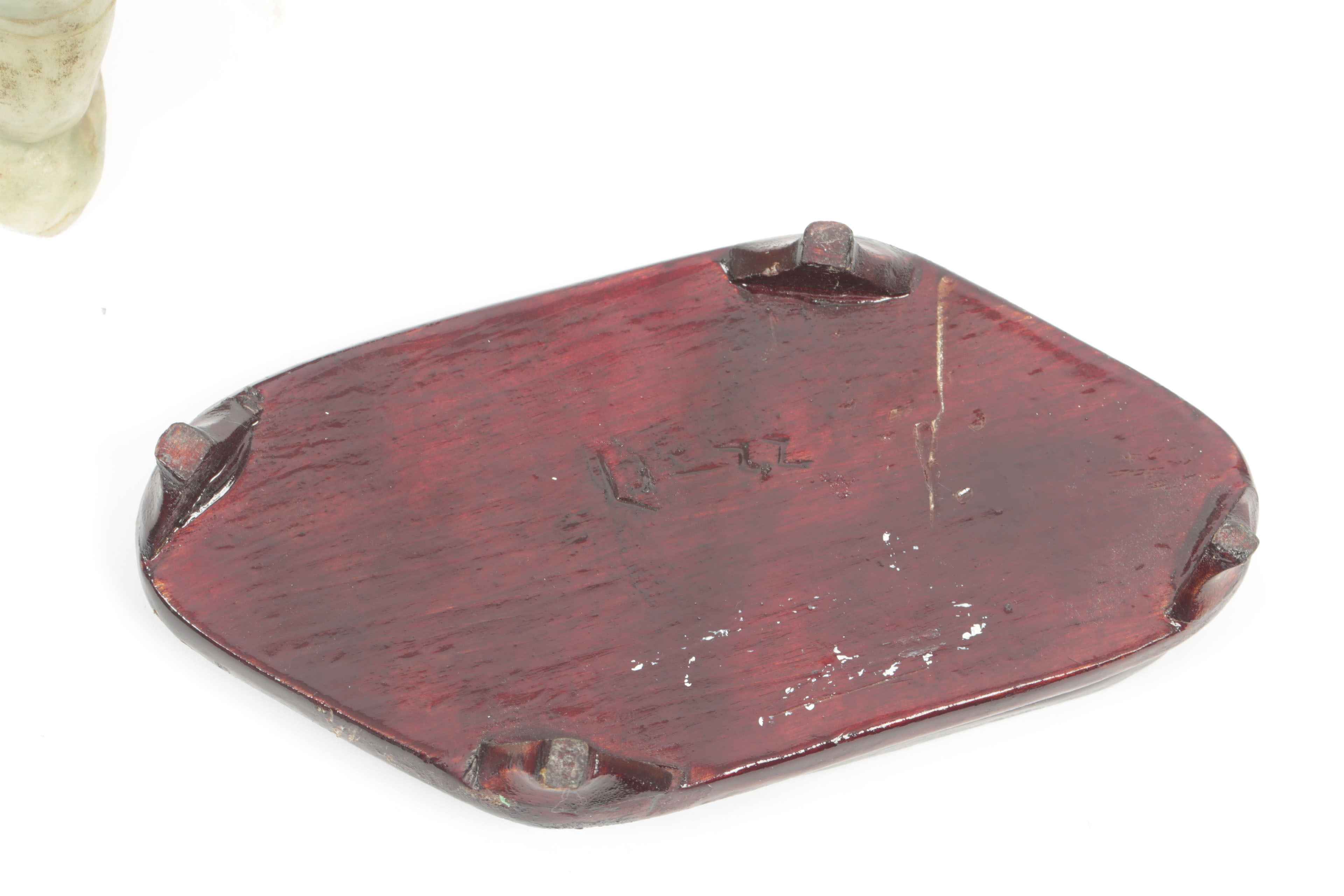 Pair of Carved Green Stone Elephants