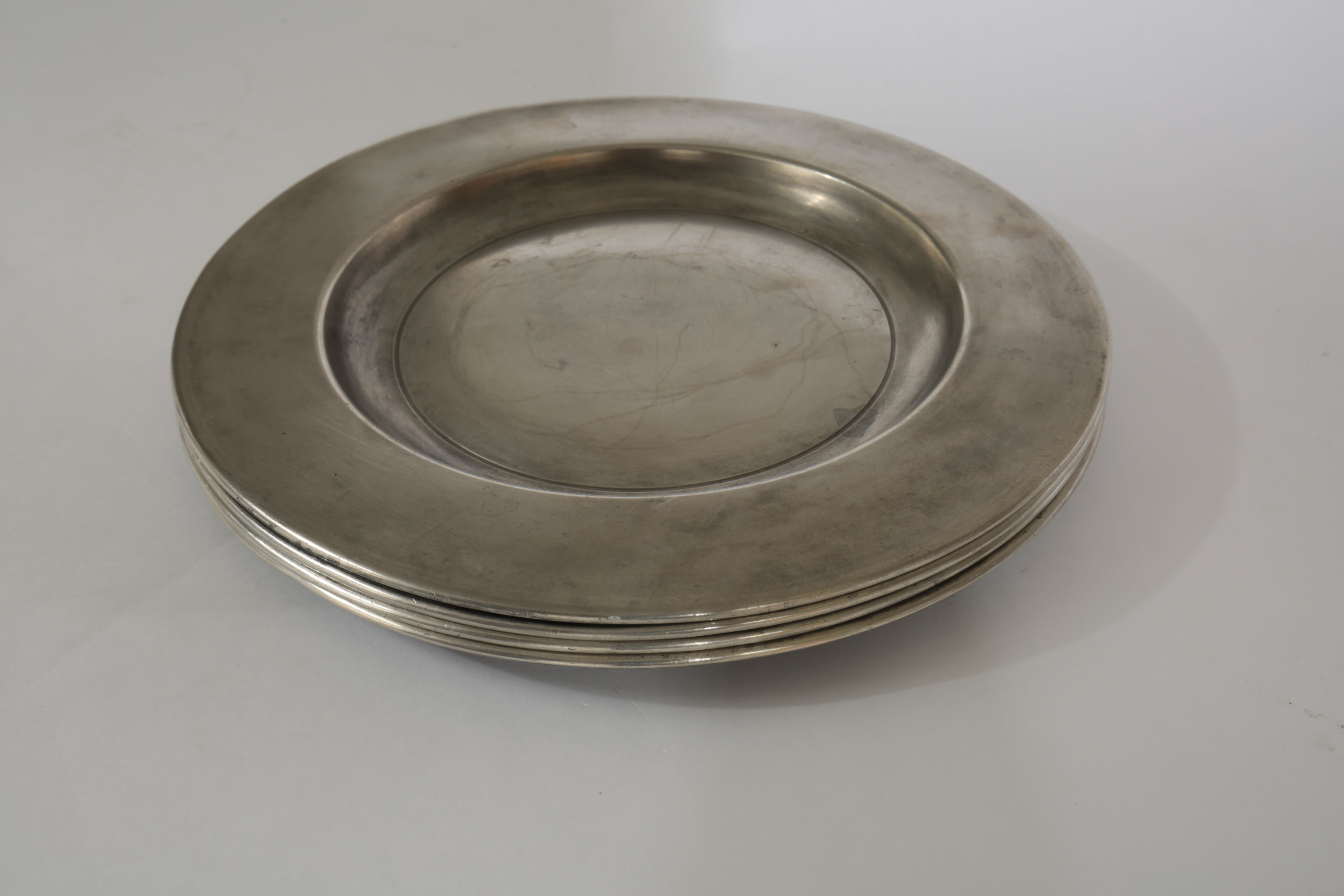 Waterford Crystal Square Decanter and Silver Tone Trays