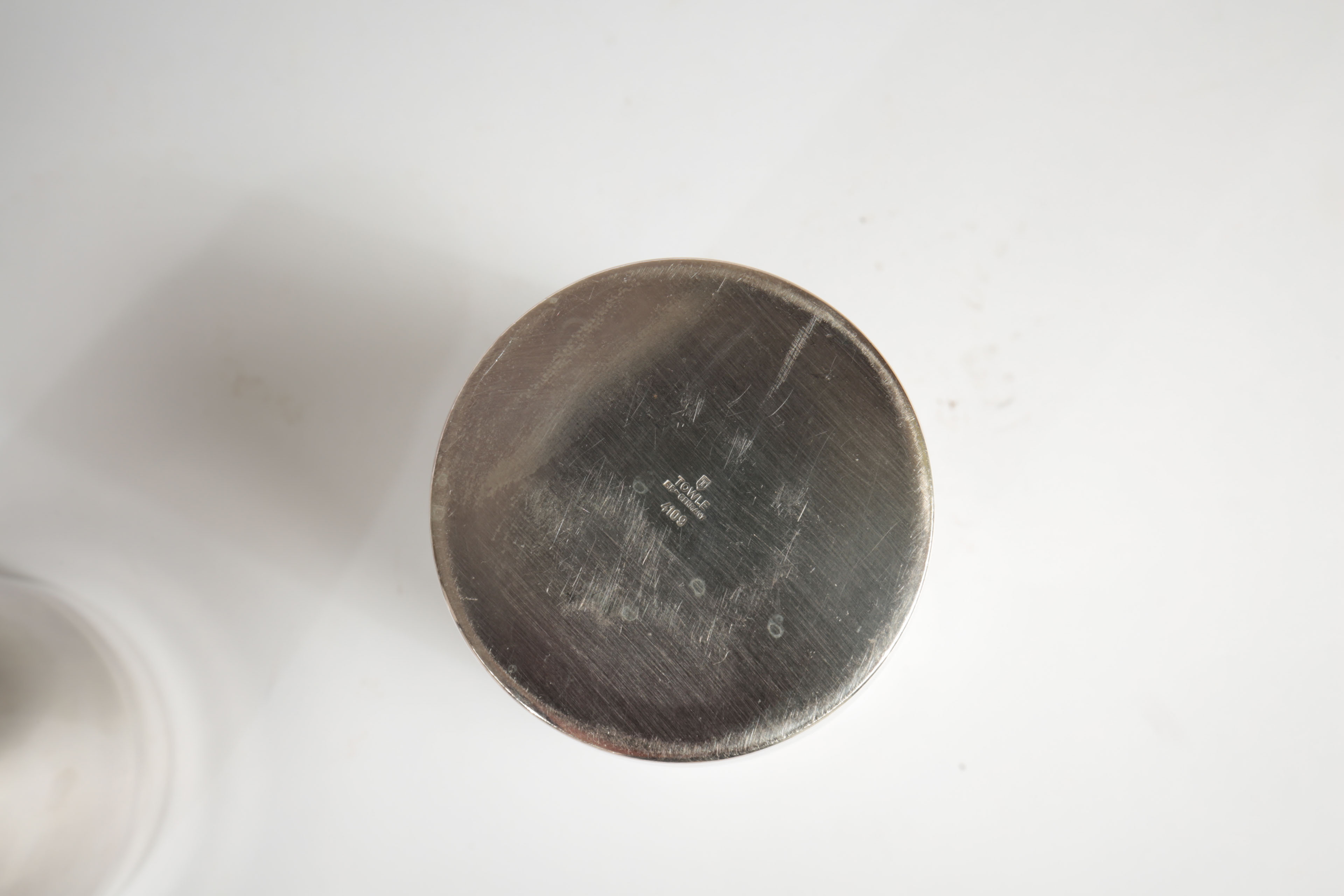 Silver-Plated Cocktail Shaker and Silver Tone Shot Glasses