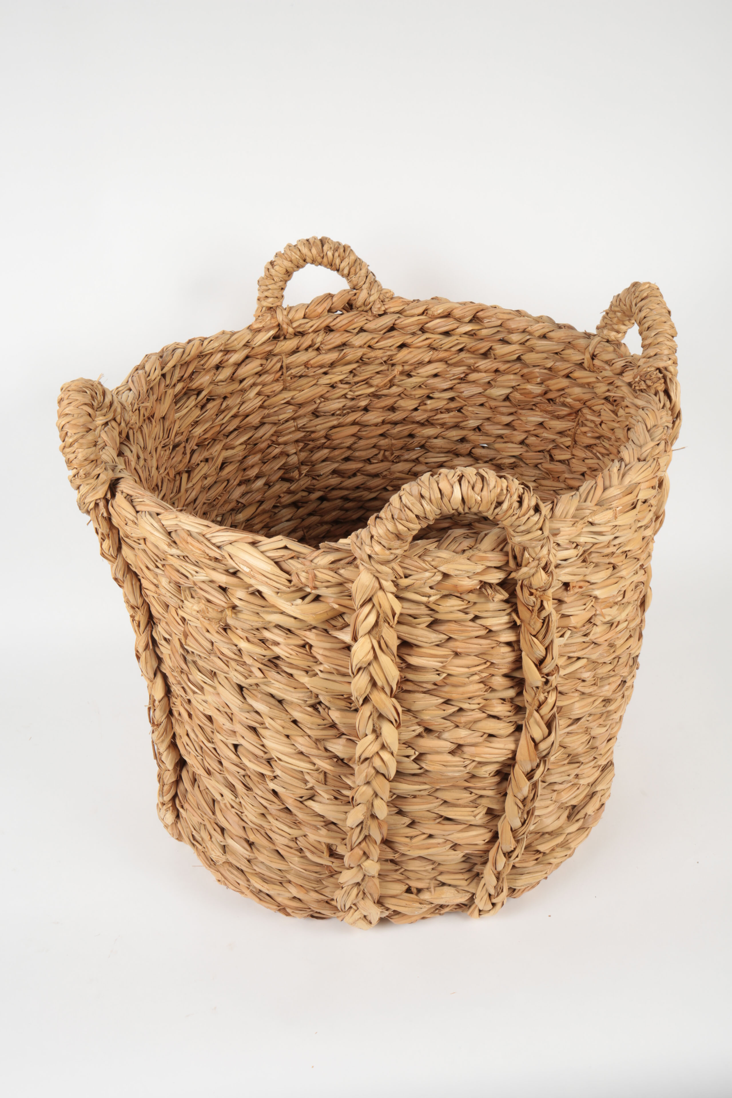 Pair of Large Handwoven Baskets