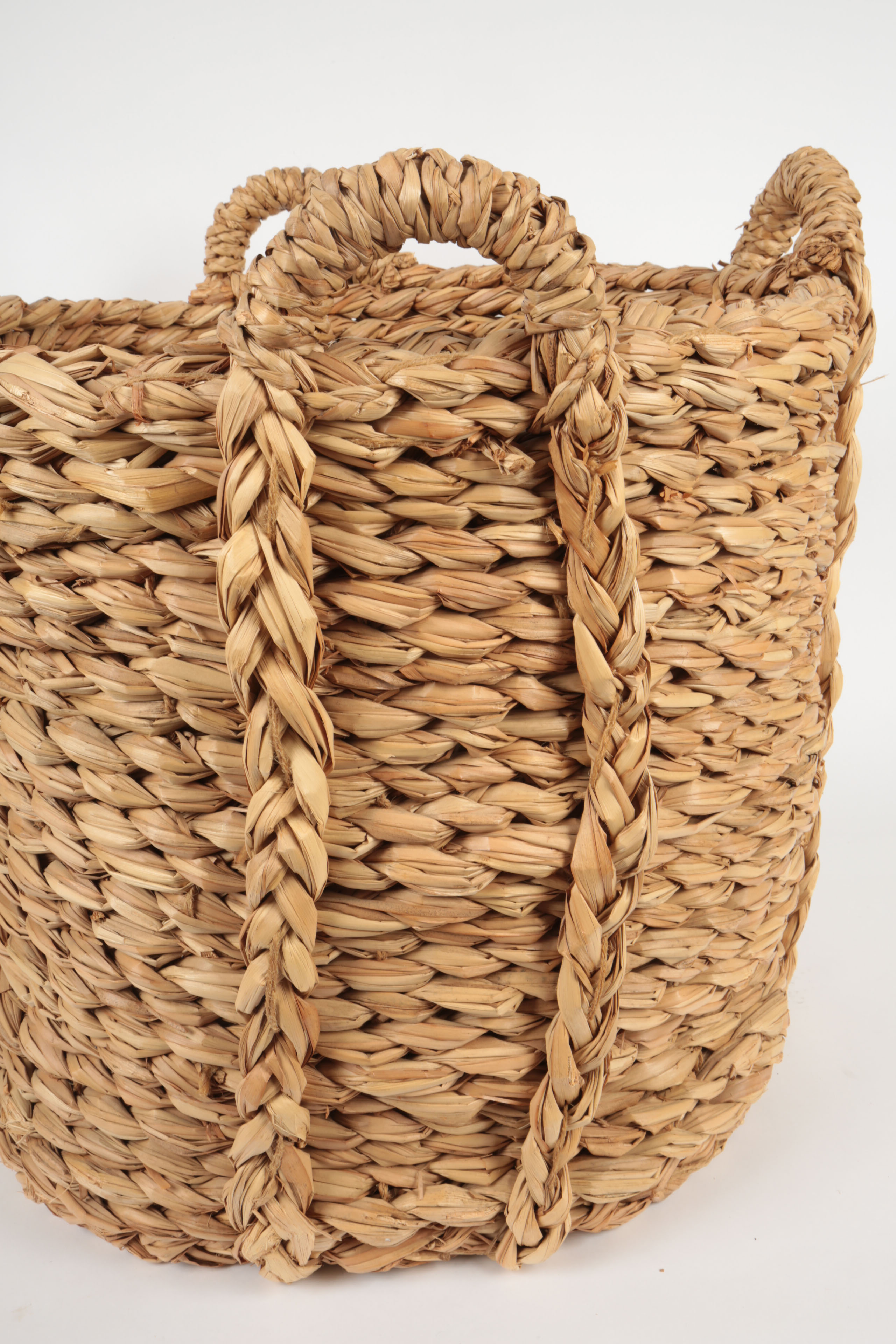 Pair of Large Handwoven Baskets