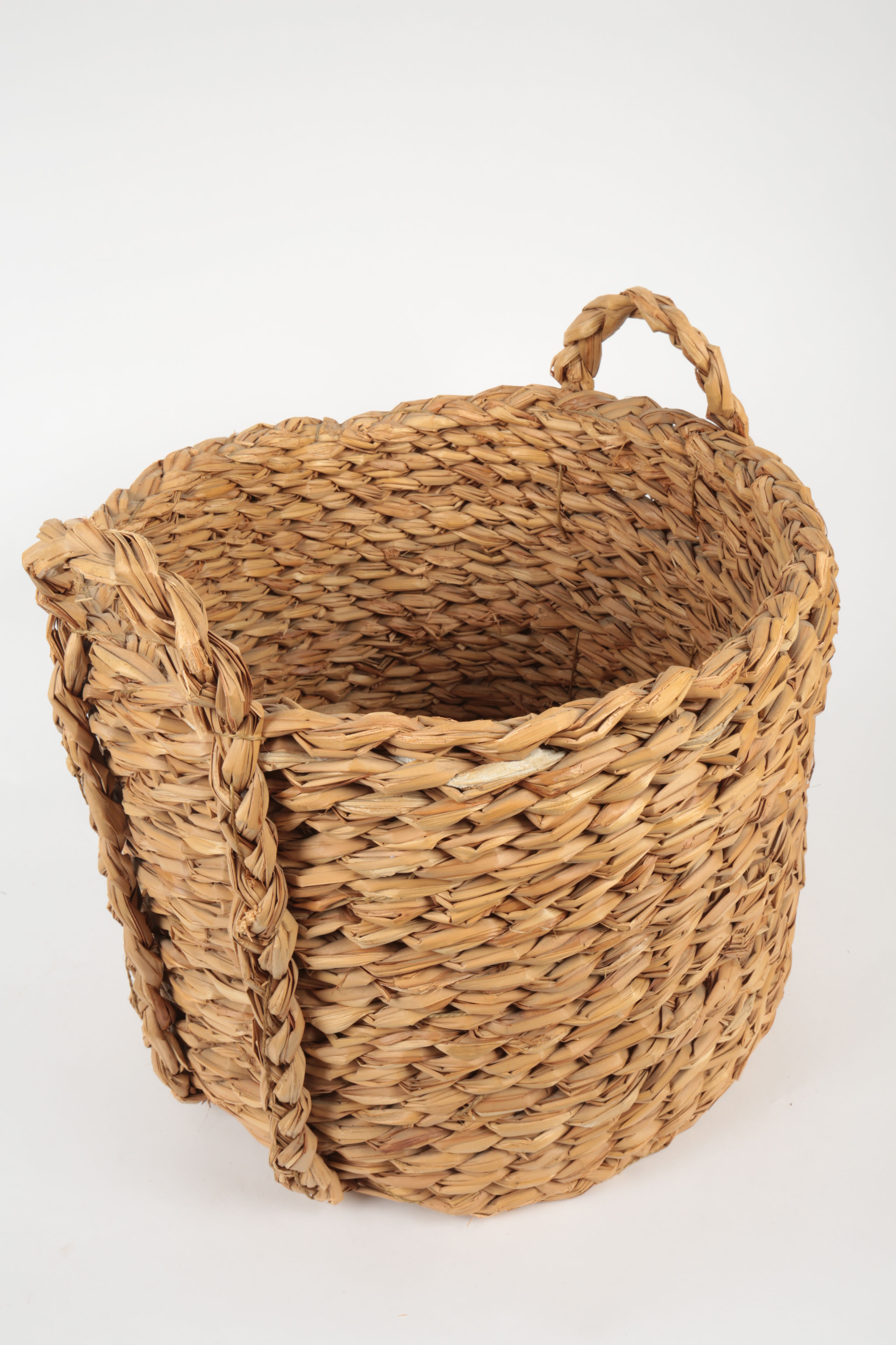 Pair of Large Handwoven Baskets