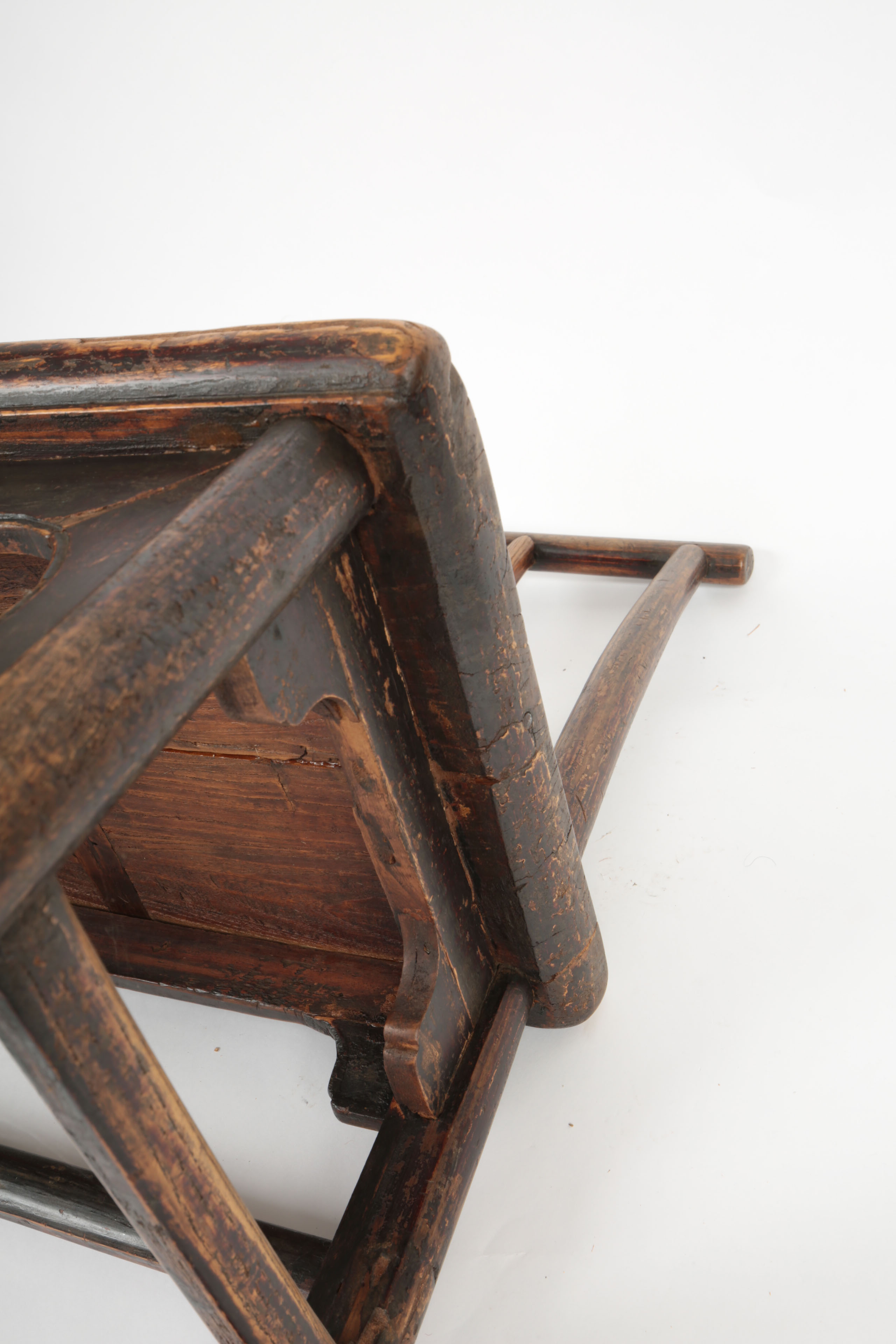 Antique Chinese Spindle-Back Side Chair