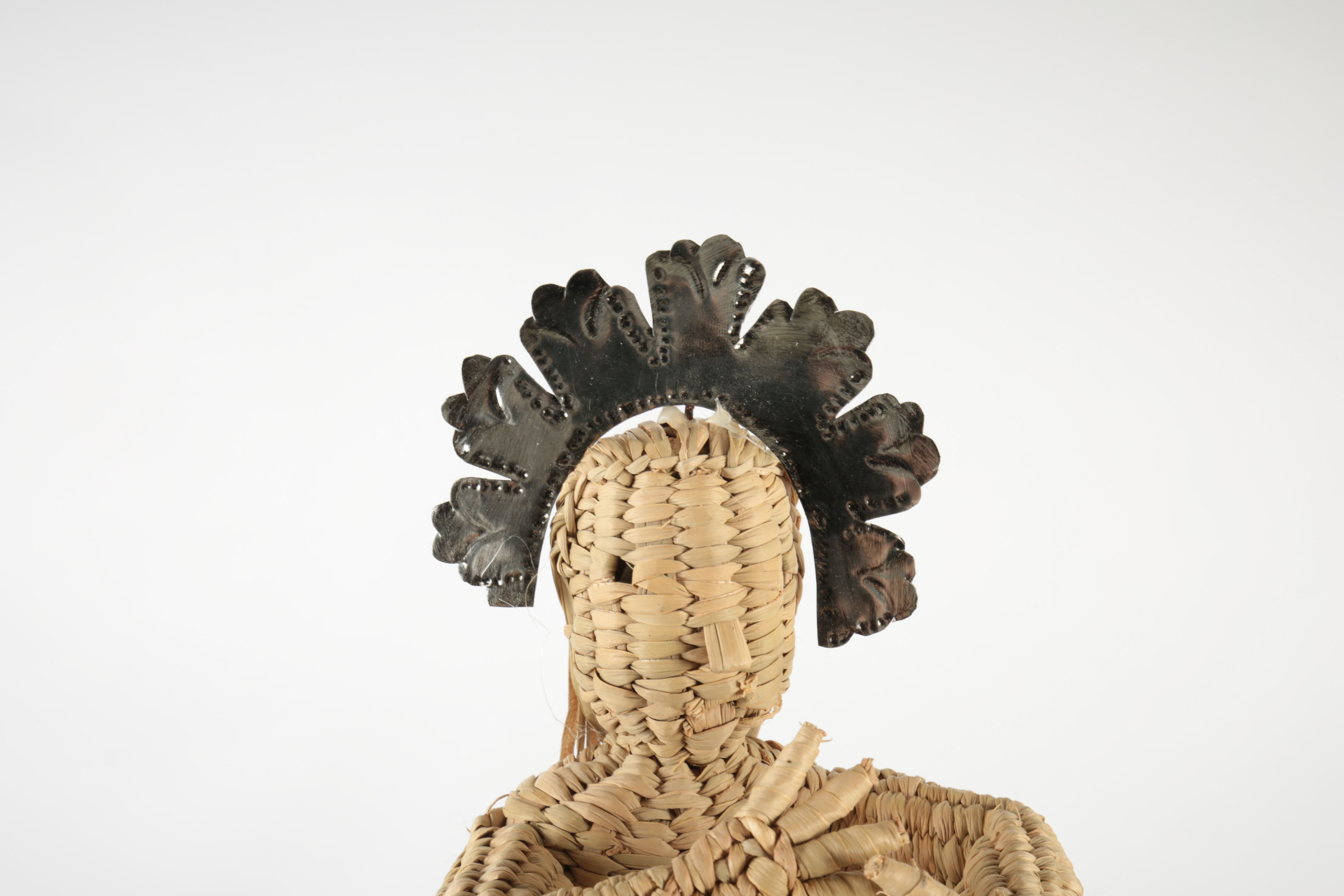 Mexican Woven Fiber Nativity Scene